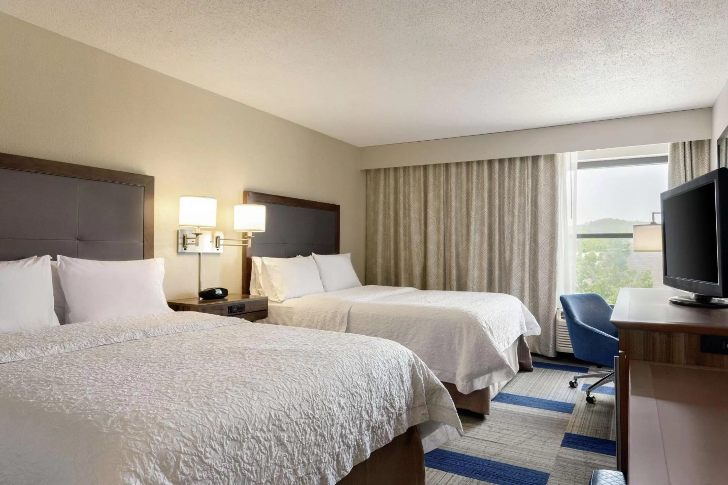 Bed in Hampton Inn Birmingham-Trussville
