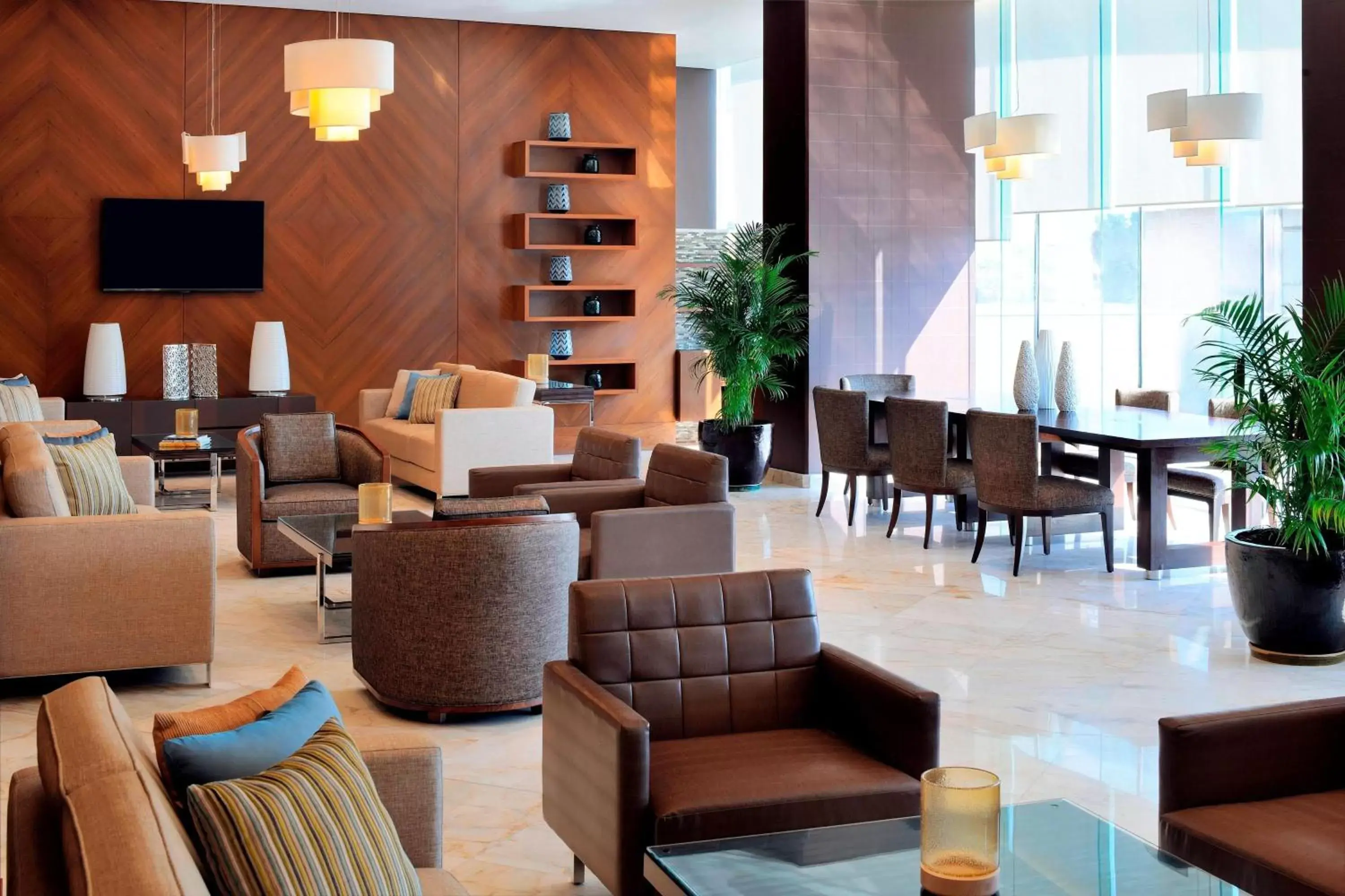 Lobby or reception, Lounge/Bar in Residence Inn by Marriott Kuwait City