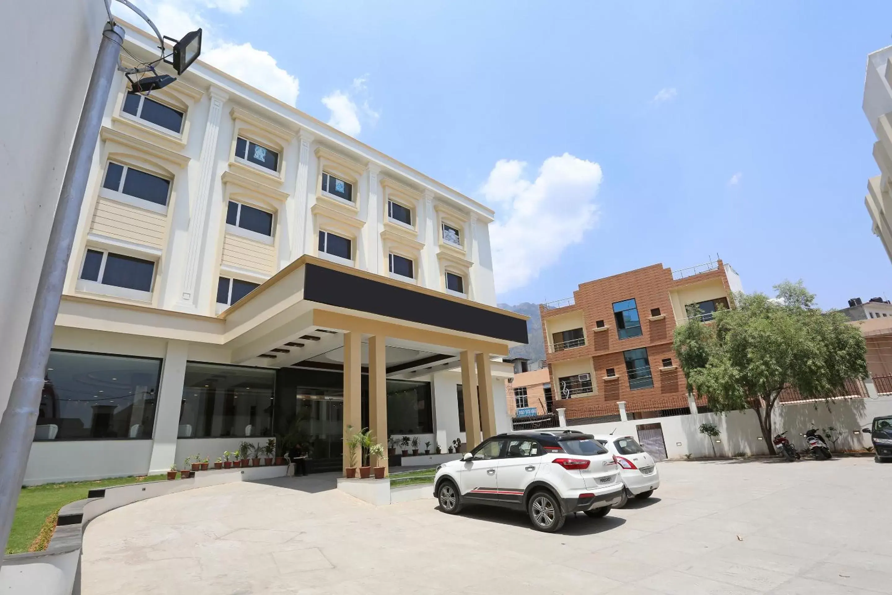 Facade/entrance, Property Building in Hotel The Royal Krishna