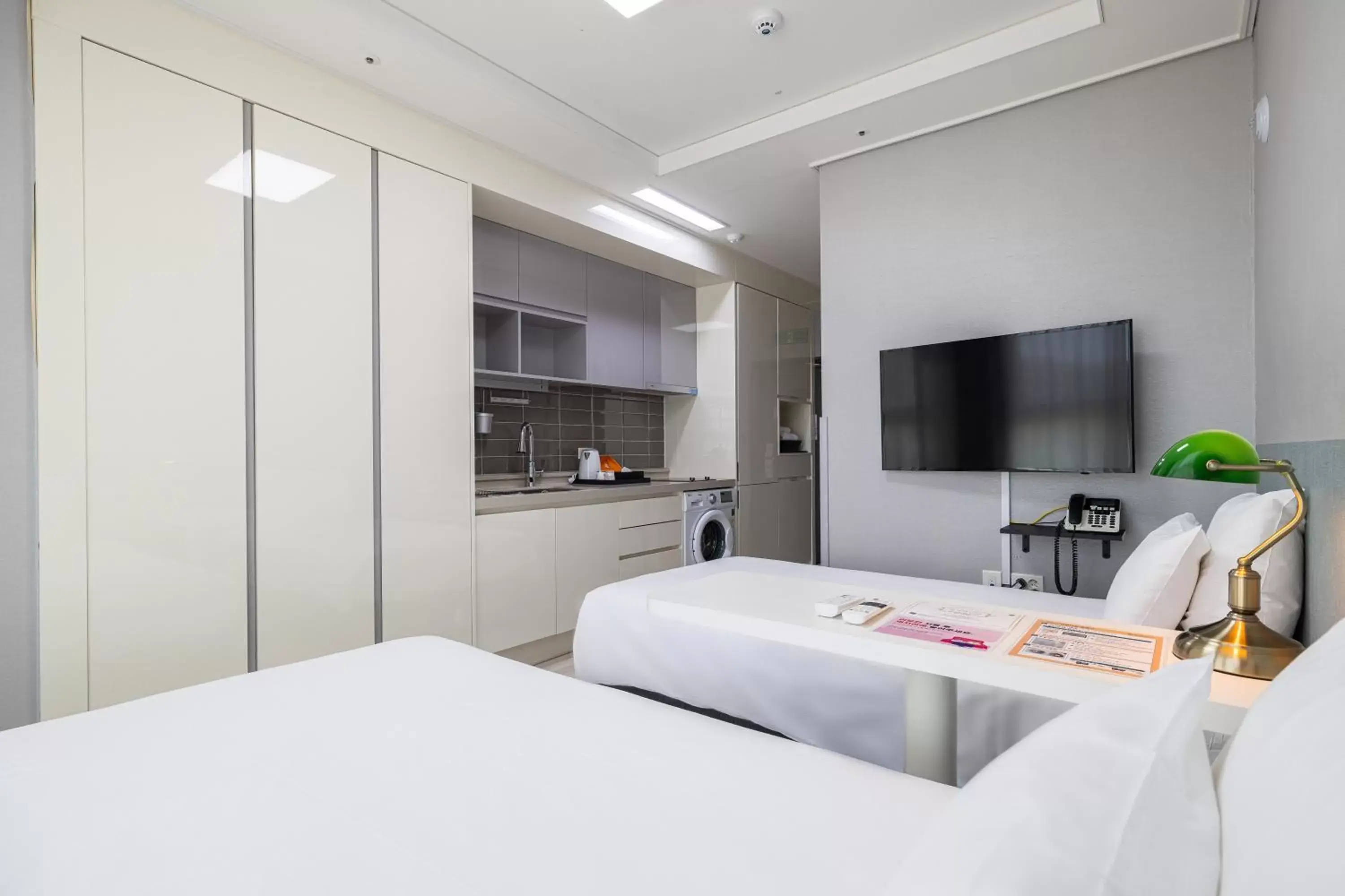 Bed in GL City Hotel Incheon Airport Bed in GL City Hotel Incheon Airport