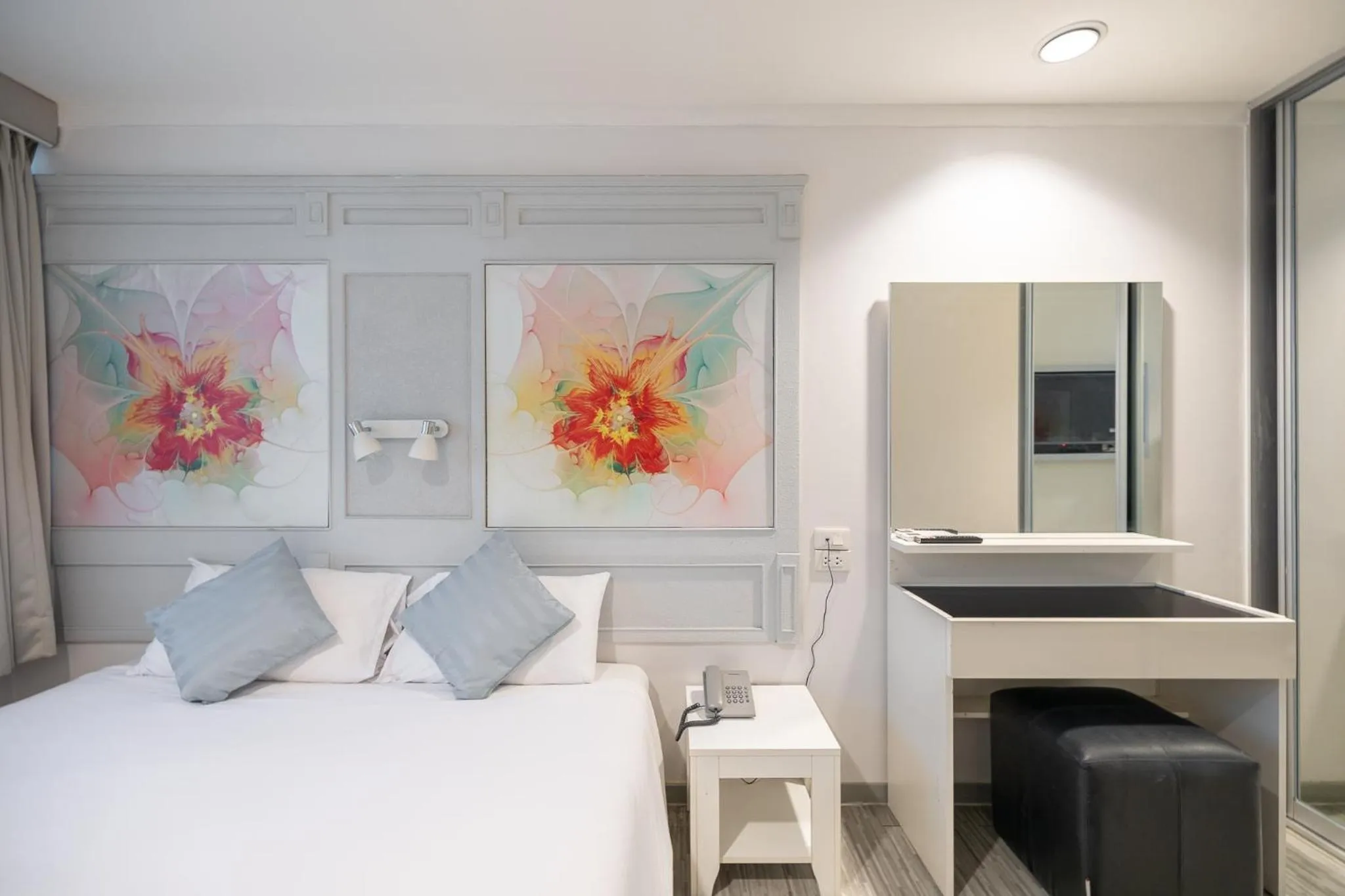 Bed in Pratunam City Inn