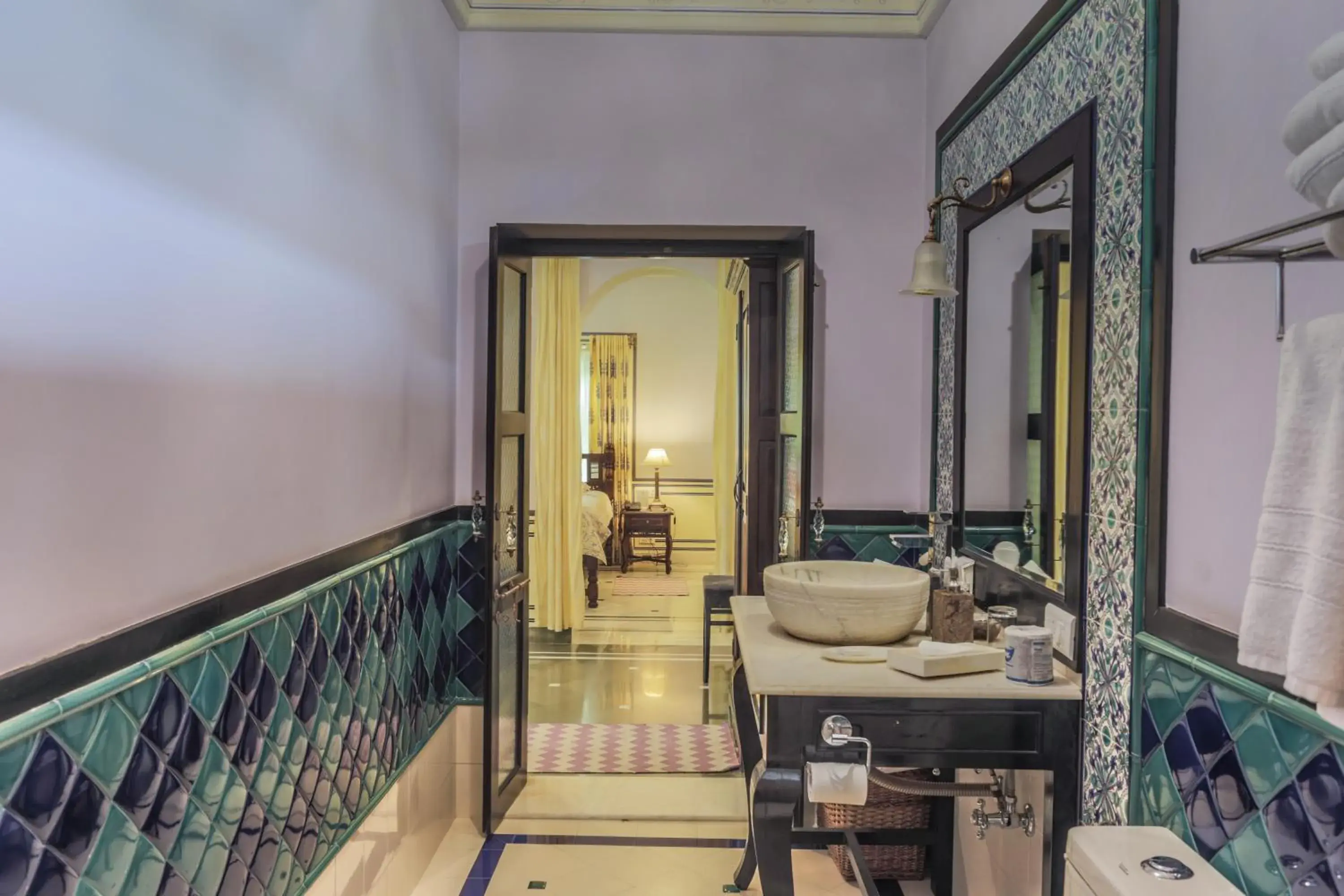 Bathroom in Royal Heritage Haveli