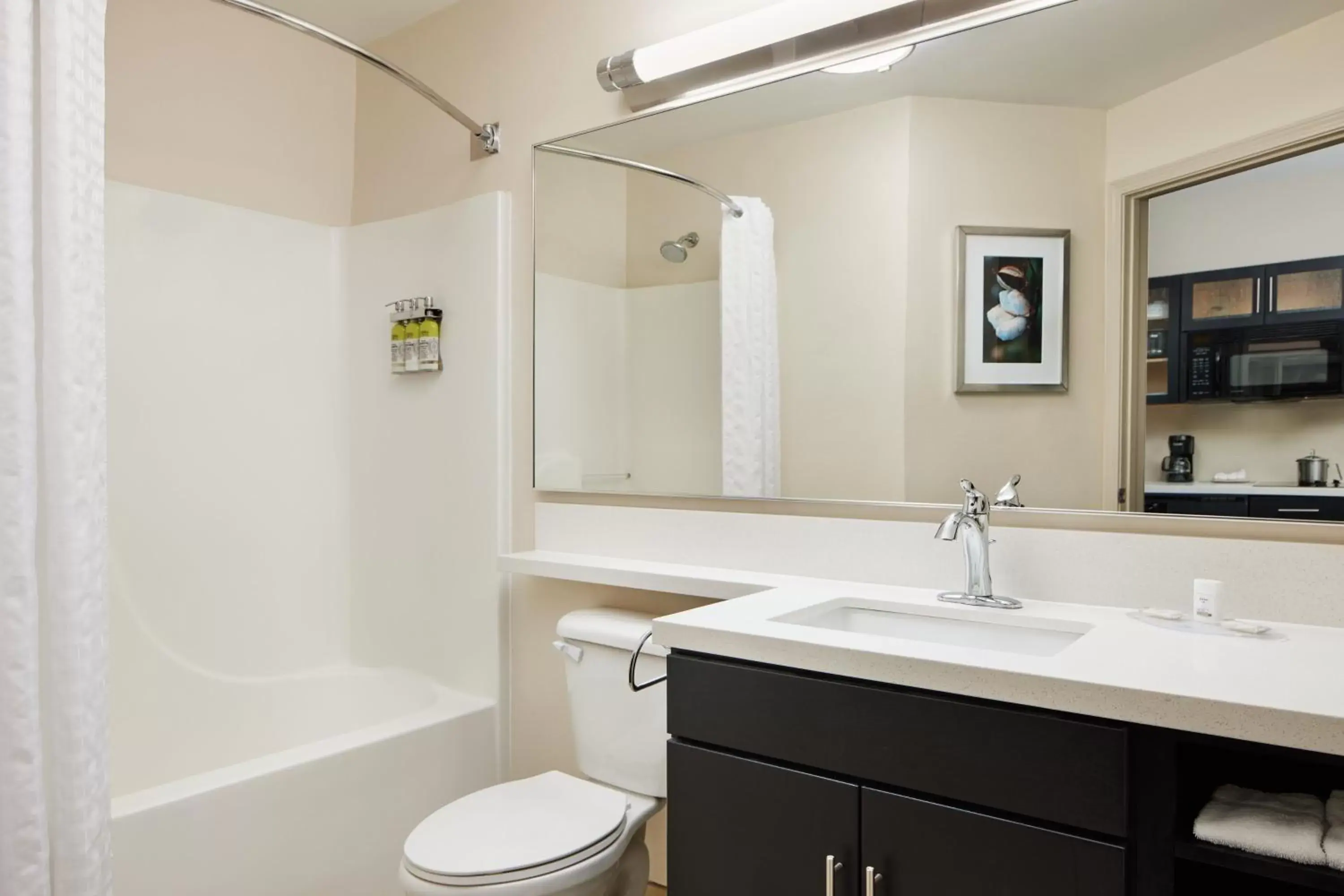 Photo of the whole room, Bathroom in Candlewood Suites I-26 @ Northwoods Mall, an IHG Hotel