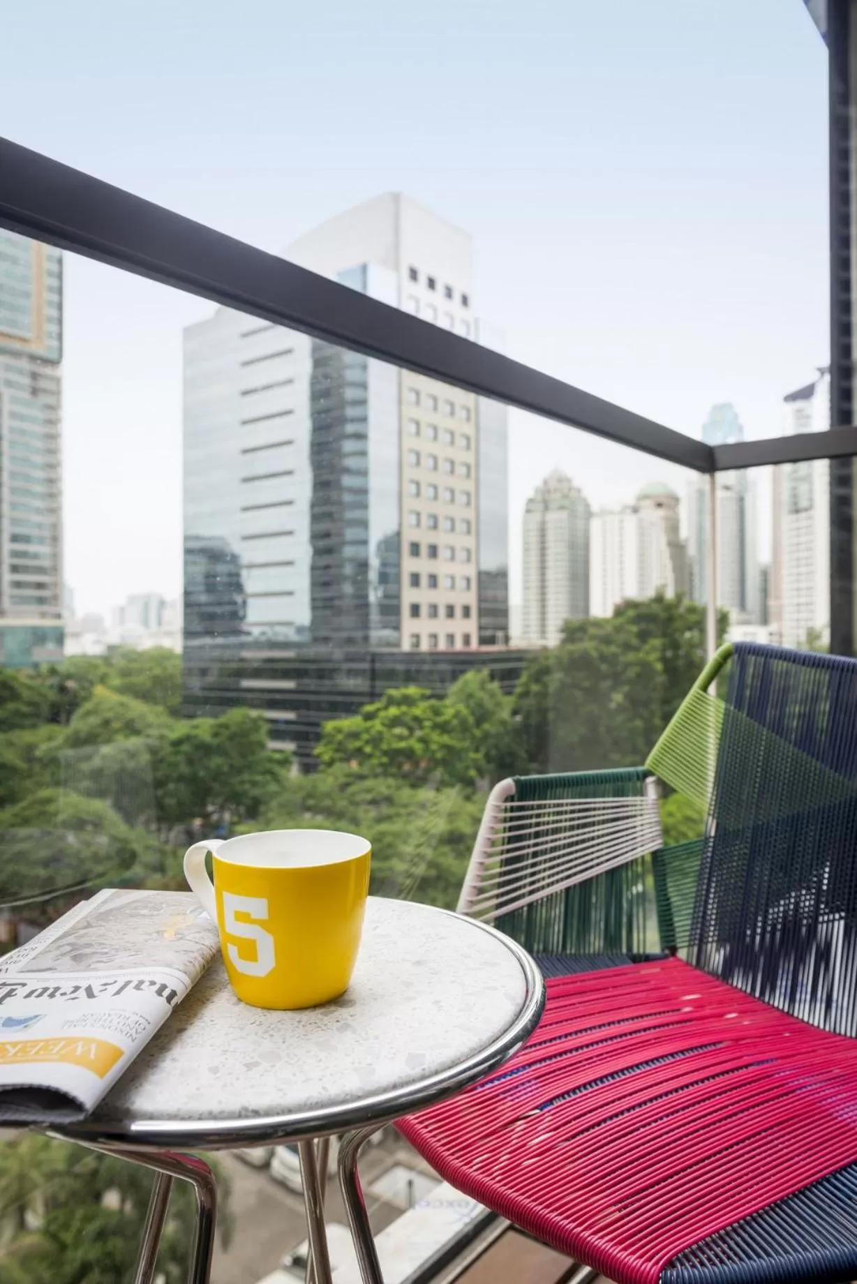 Balcony/Terrace in Hotel Indigo Bangkok Wireless Road by IHG