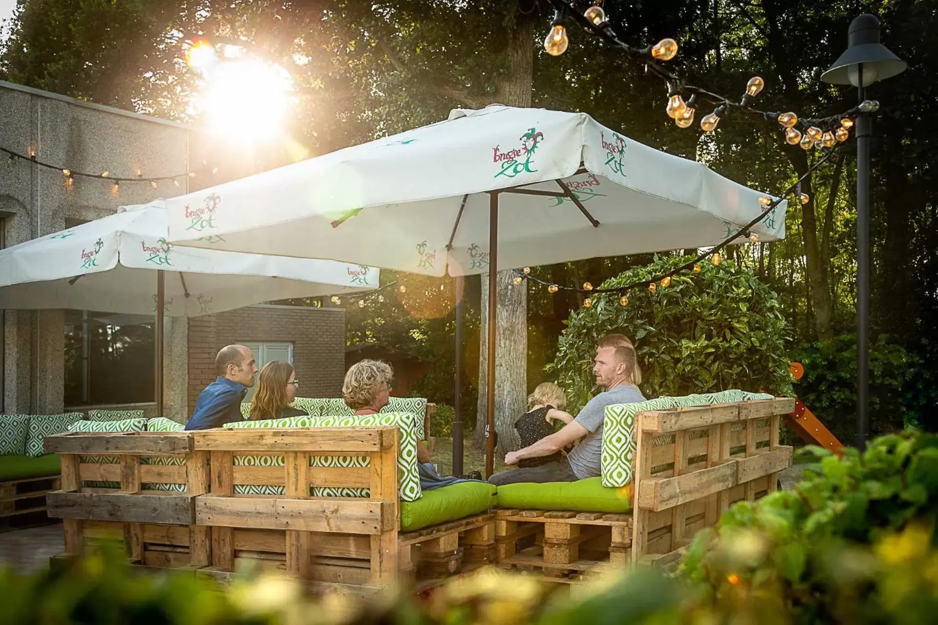 Patio in Green Park Hotel Brugge