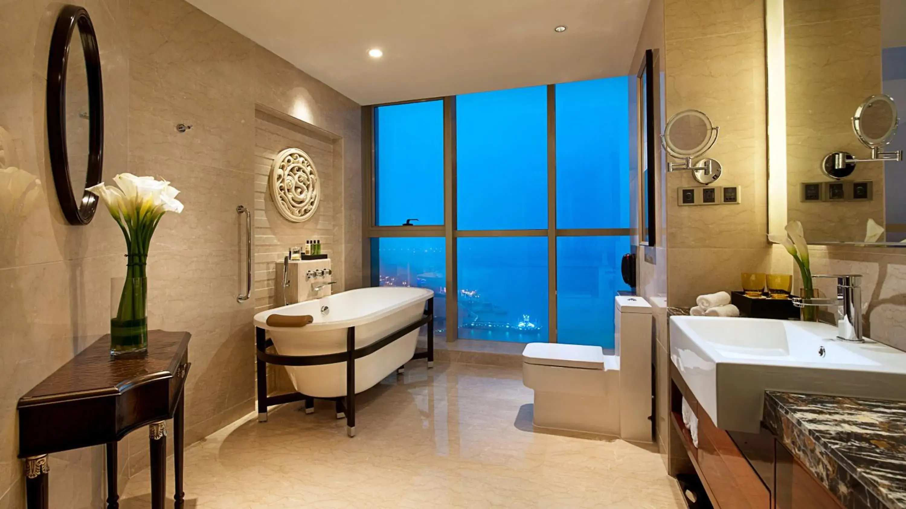 Bathroom in Crowne Plaza Zhenjiang, an IHG Hotel