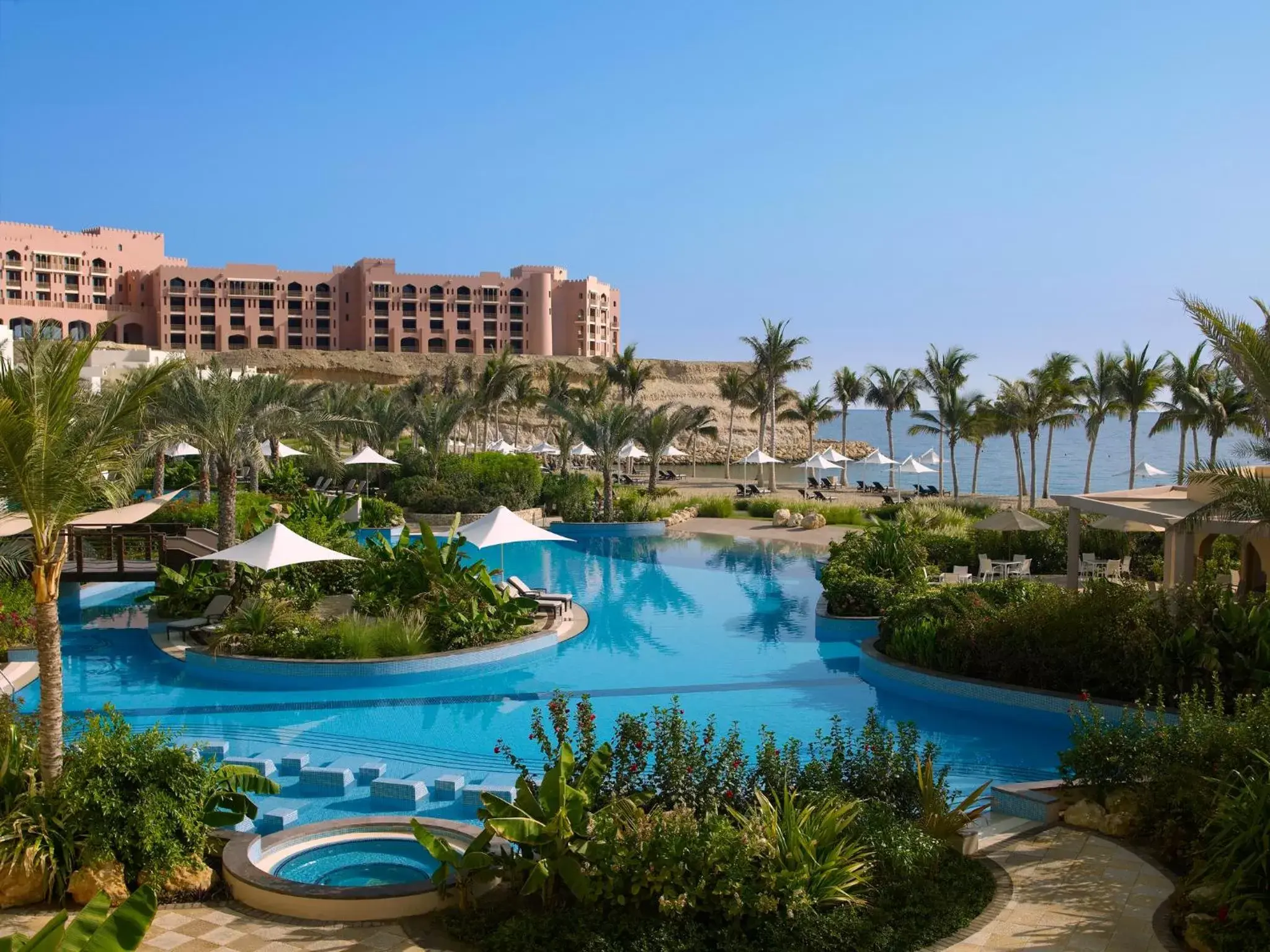 Facade/entrance, Pool View in Shangri-La Barr Al Jissah, Muscat