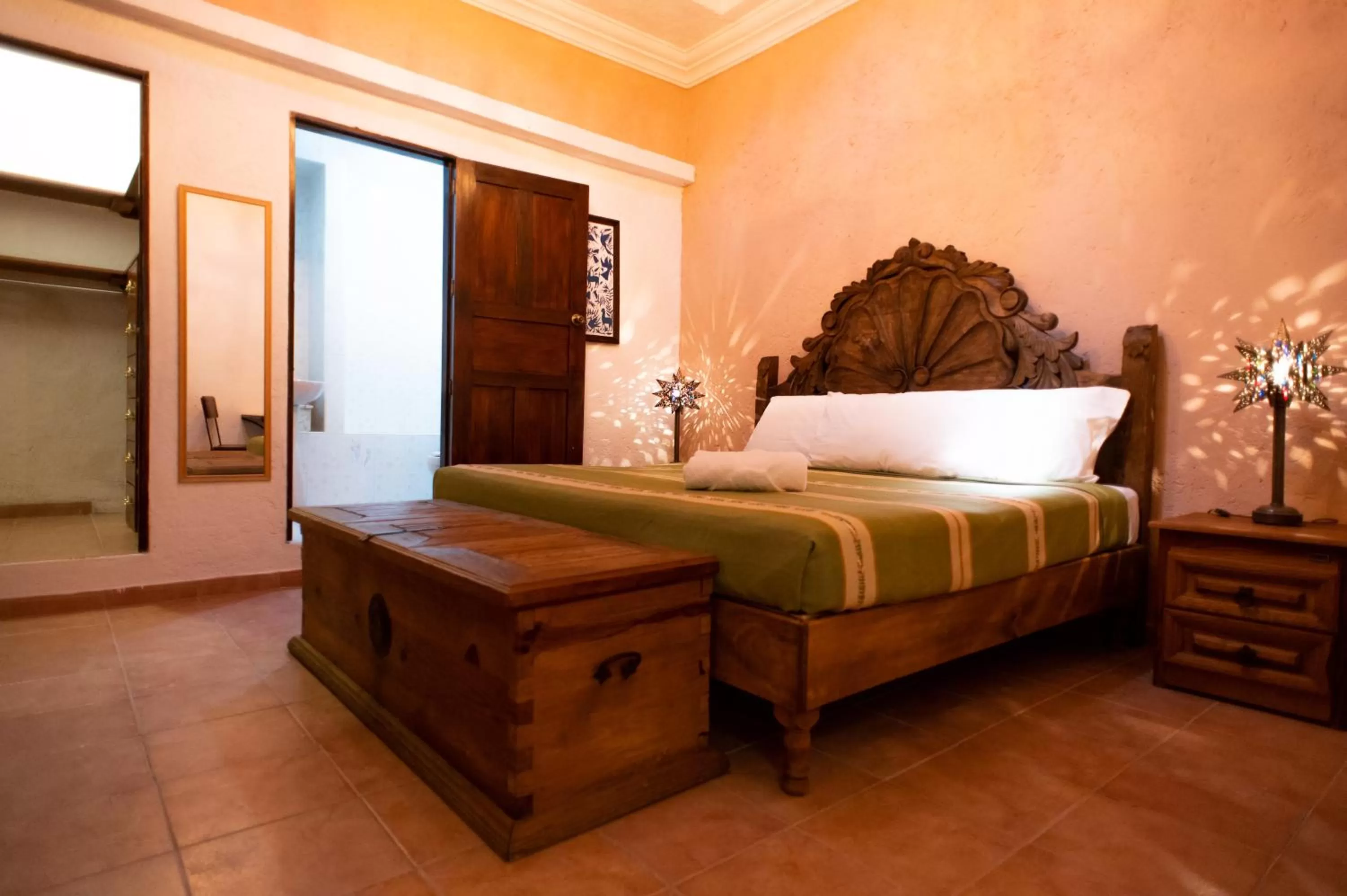 Photo of the whole room, Bed in Posada San Miguelito