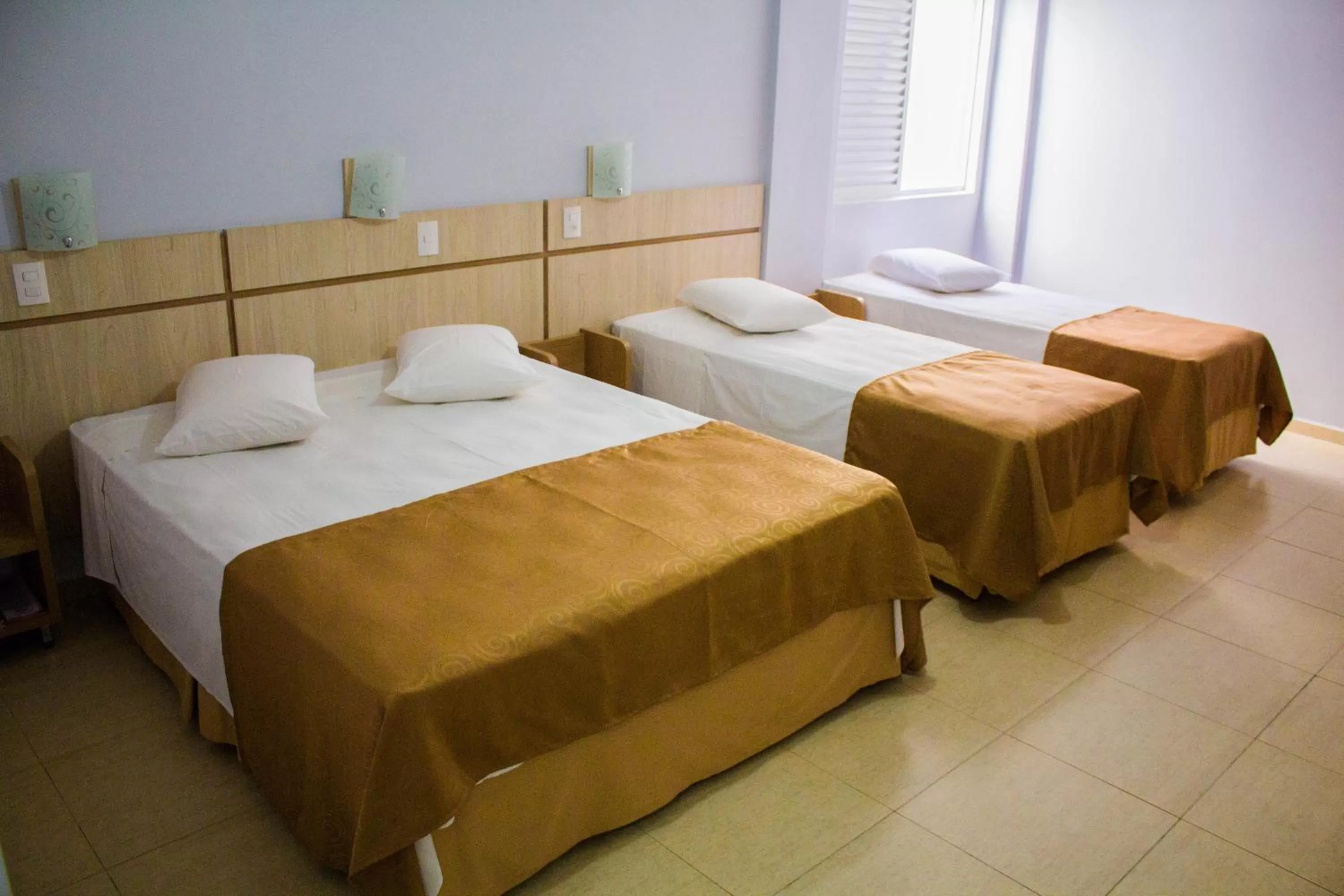 Bed in Hotel Baviera Iguassu