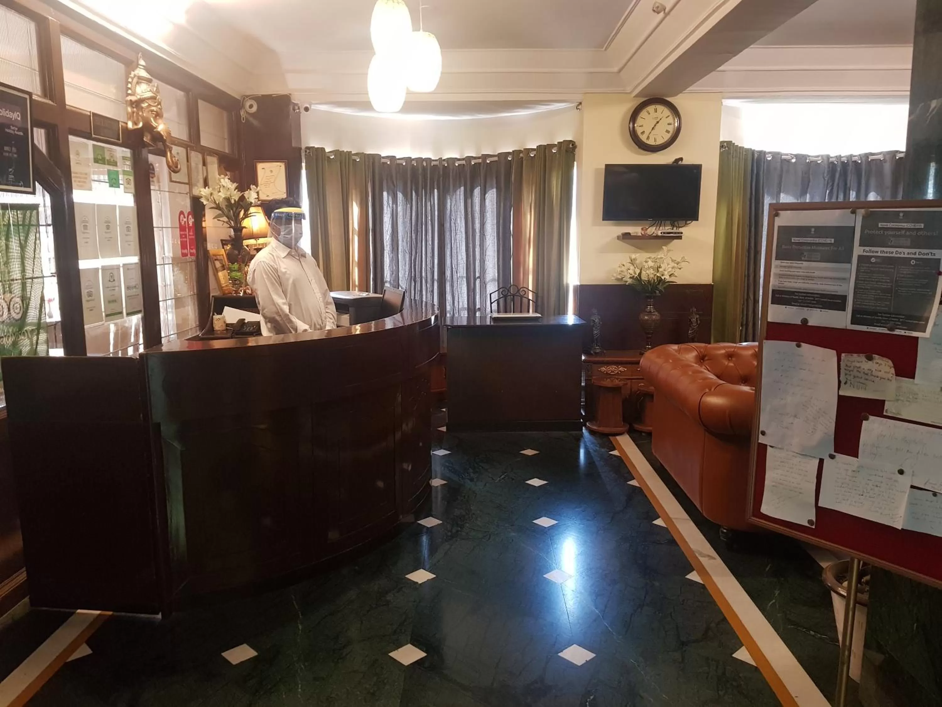 Lobby or reception in Hotel Silverine