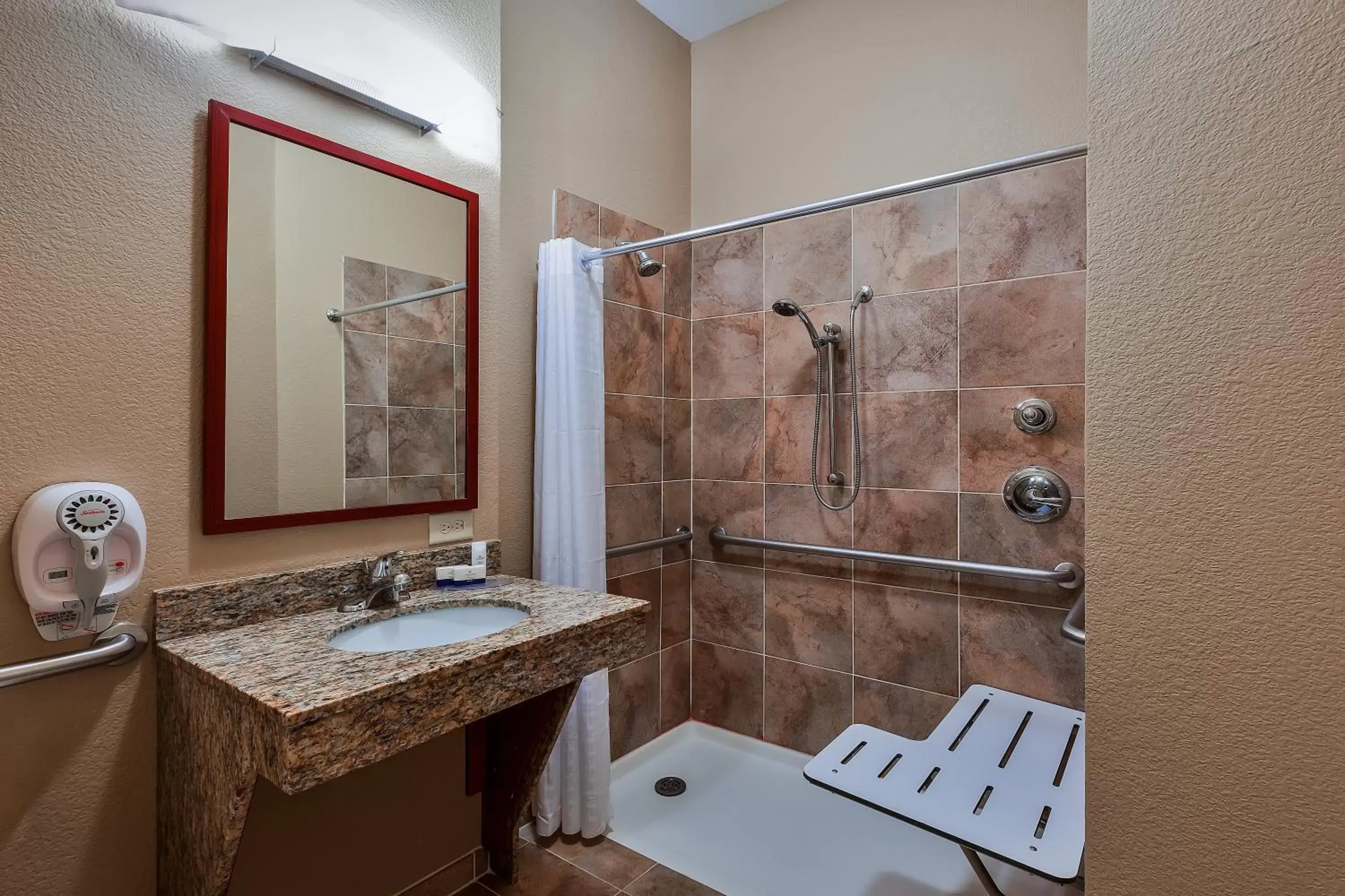 Bathroom in Candlewood Suites Decatur Medical Center, an IHG Hotel