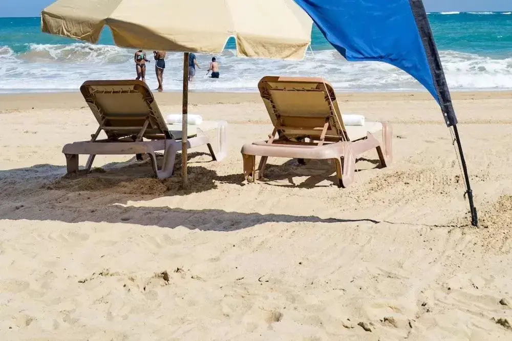 Beach in Canario Lagoon Hotel