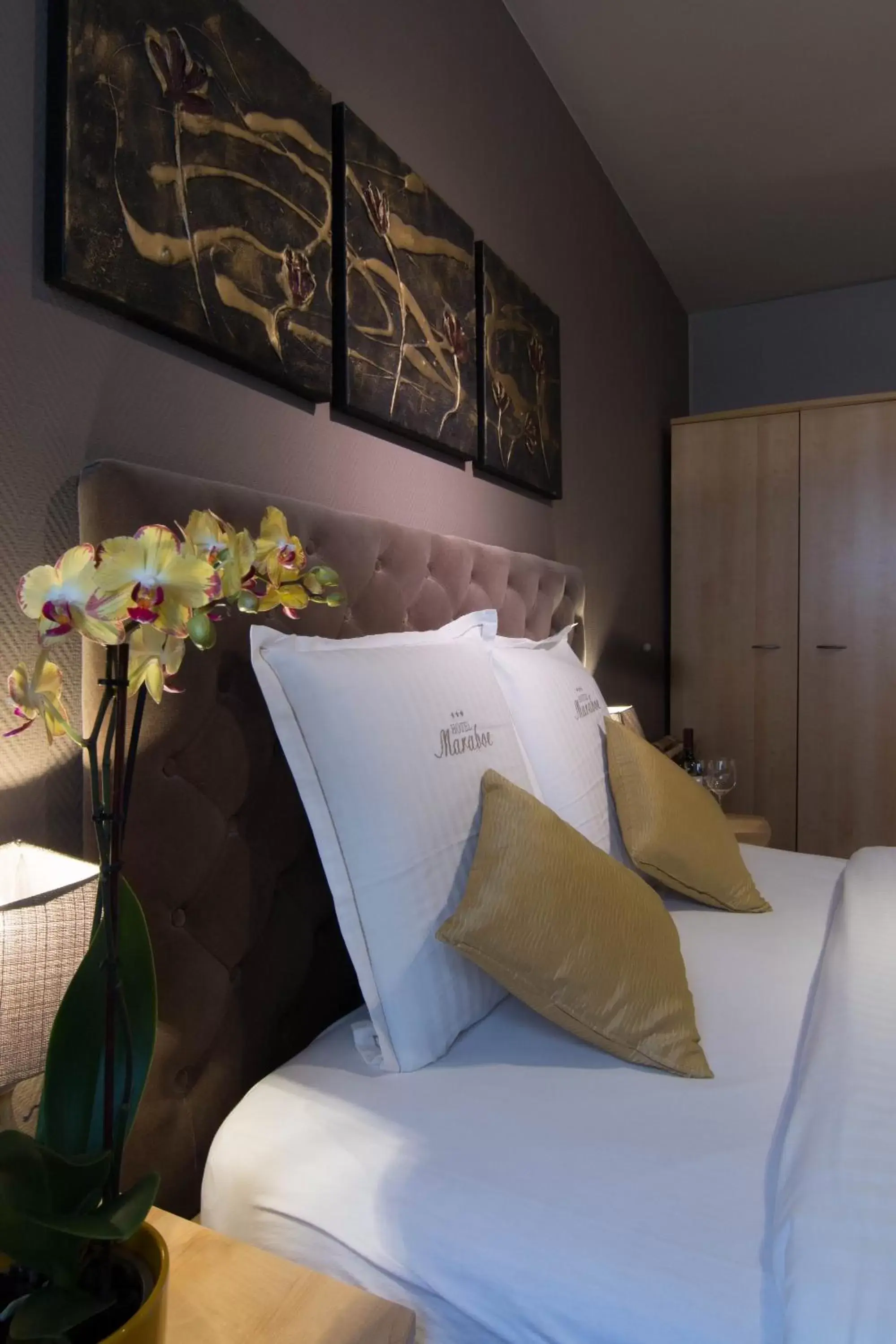 Bedroom, Bed in Hotel Maraboe