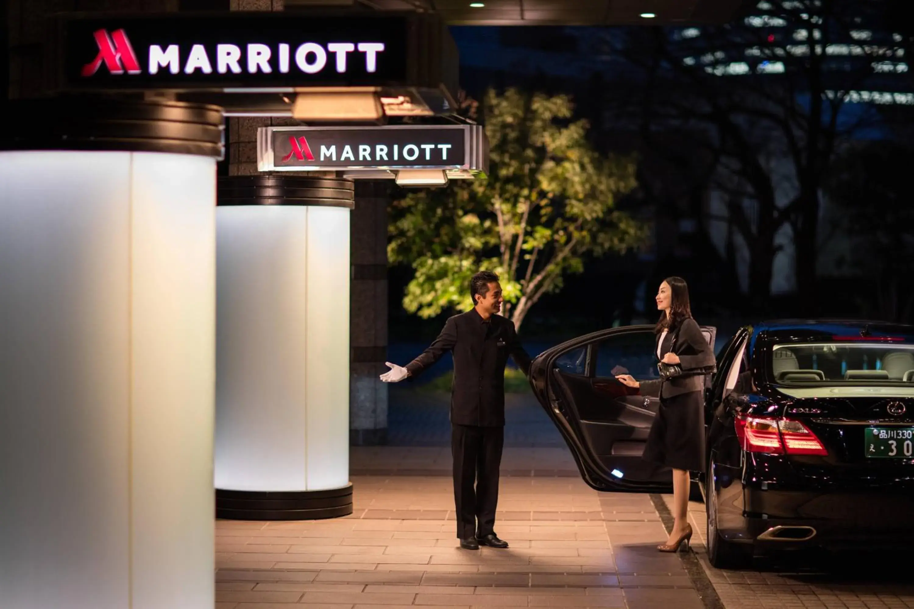Property building in Tokyo Marriott Hotel