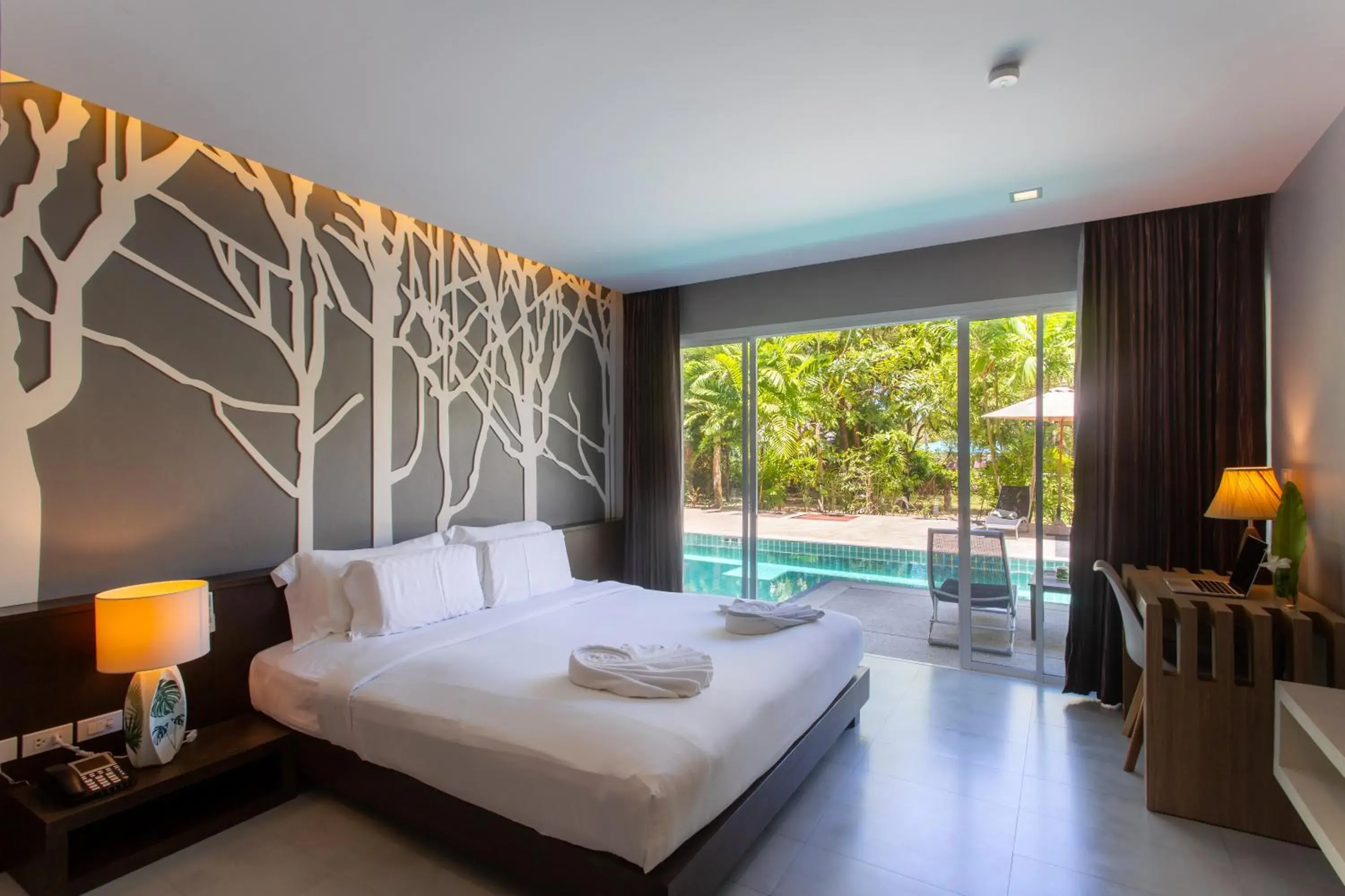 Bed in Panalee Koh Samui Resort - SHA Plus