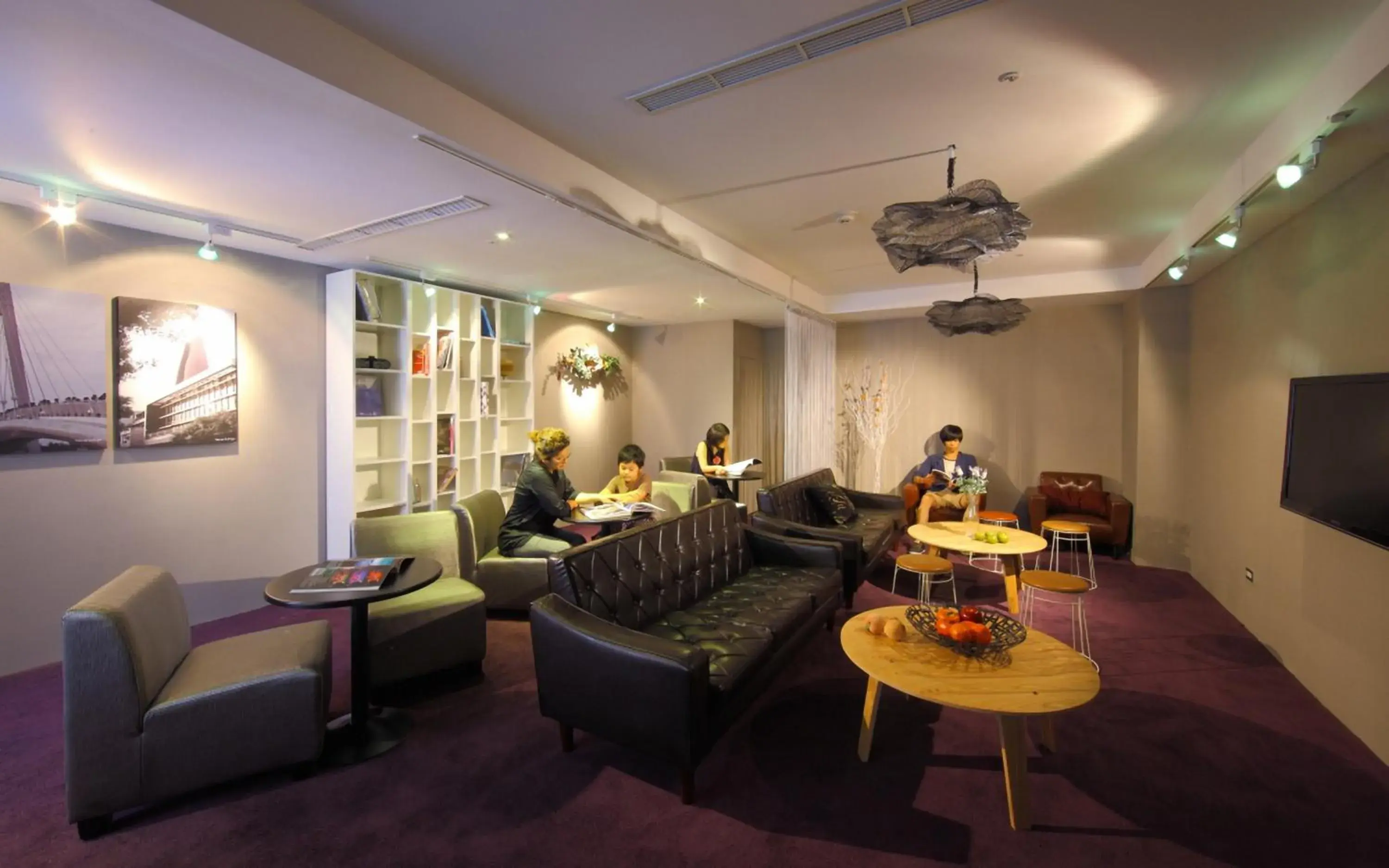 Library in Hotelday Plus Tamsui