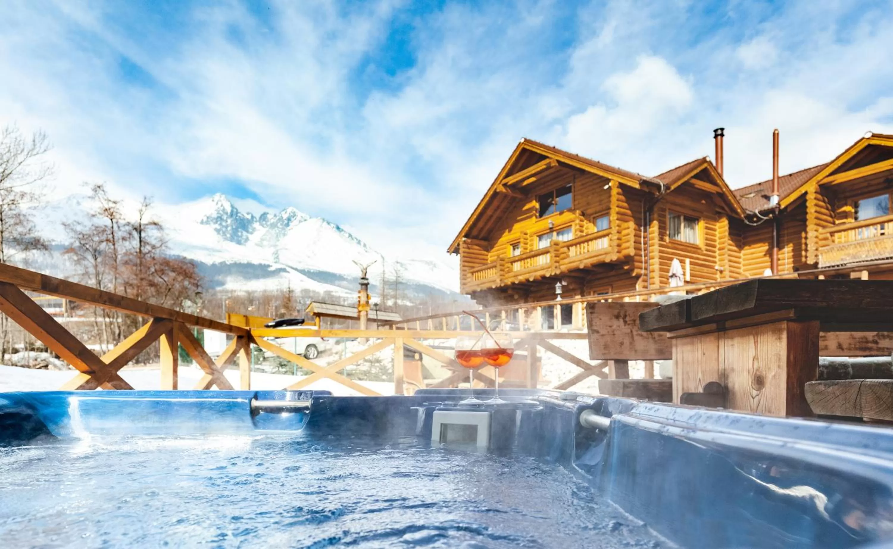 Hot Tub in Chalets CEDER 1
