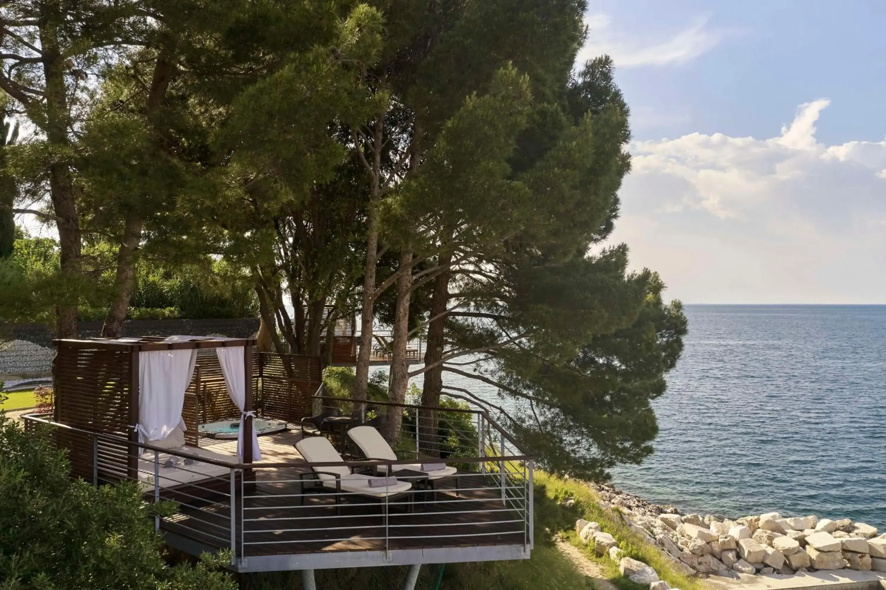 Beach in Kempinski Hotel Adriatic Istria Croatia