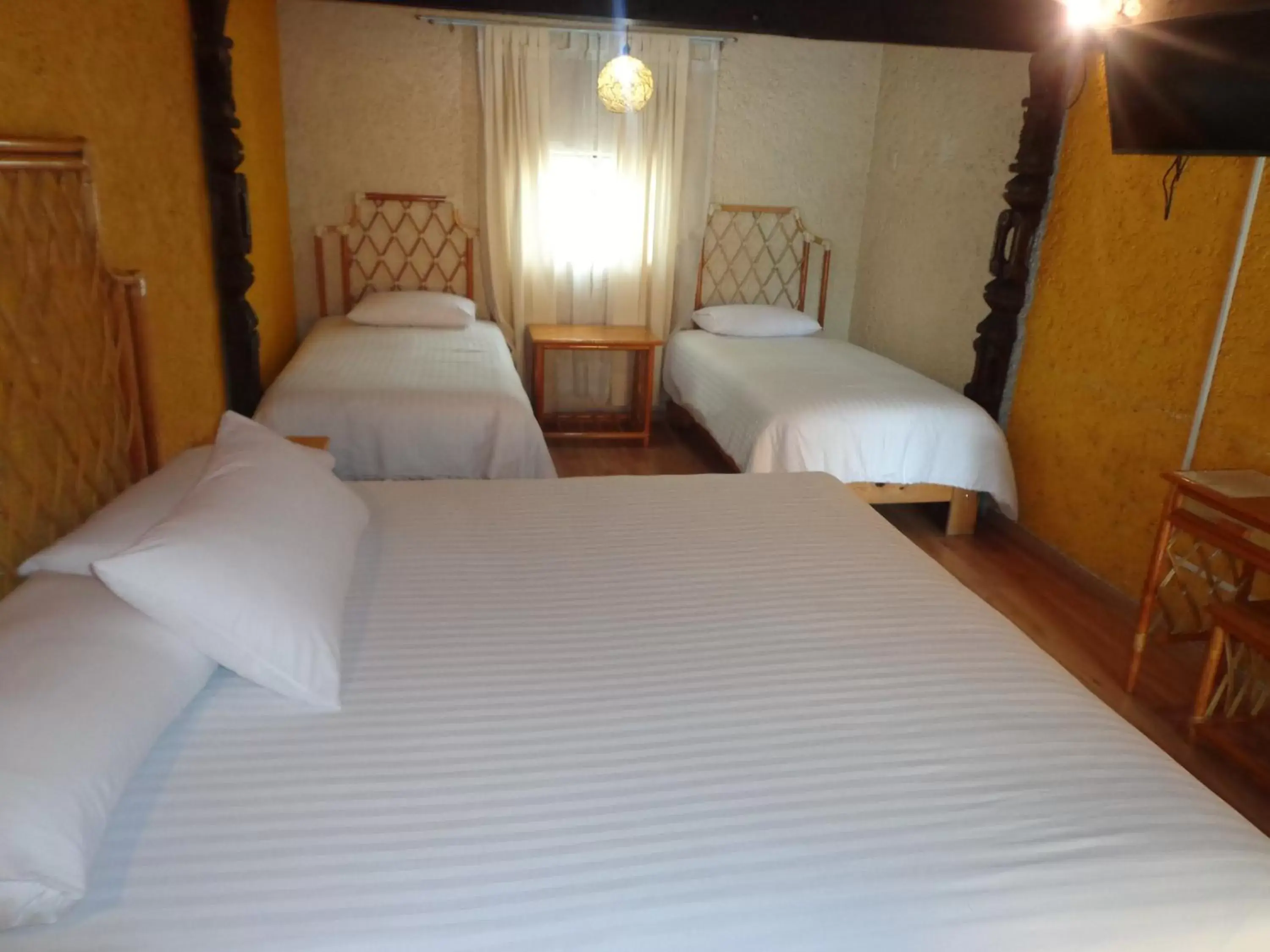 Photo of the whole room, Bed in Hotel Hacienda Montesinos