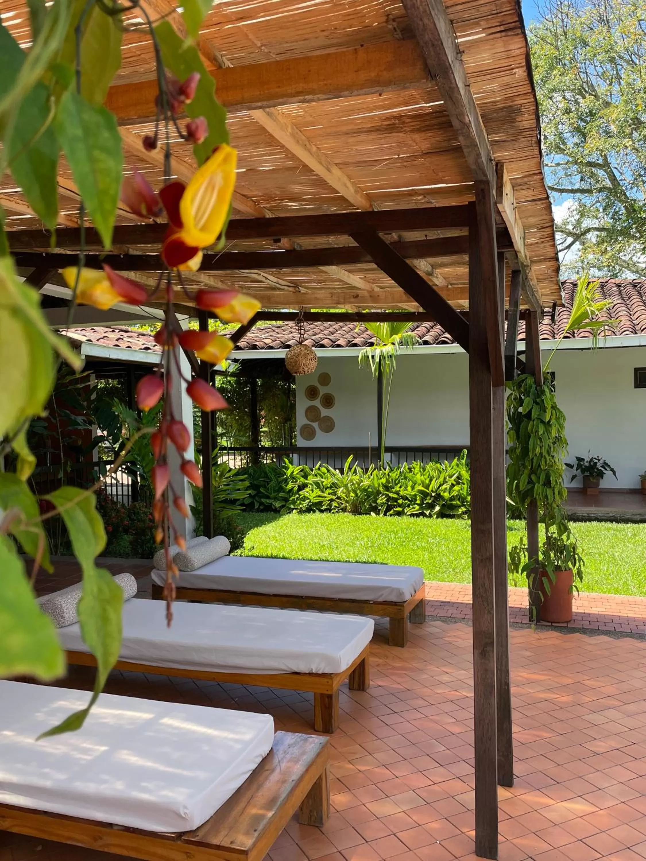 Patio in MuchoSur Quimbaya