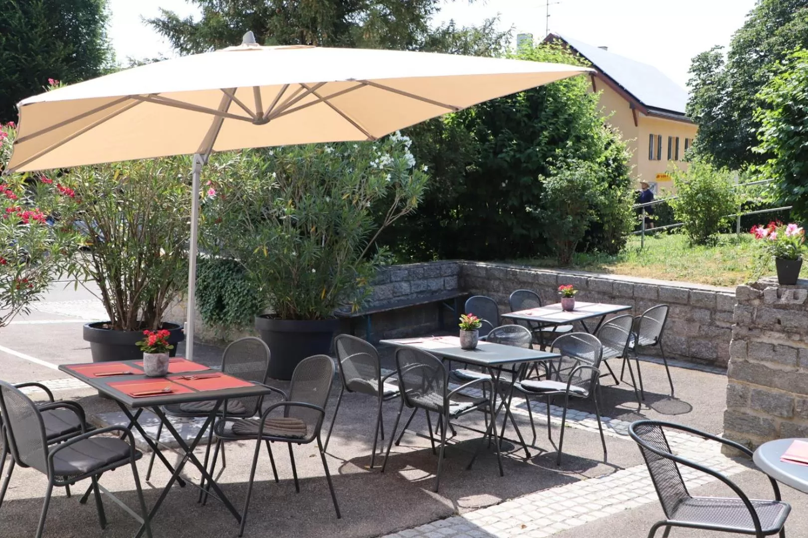 Garden in Hotel Holzscheiter