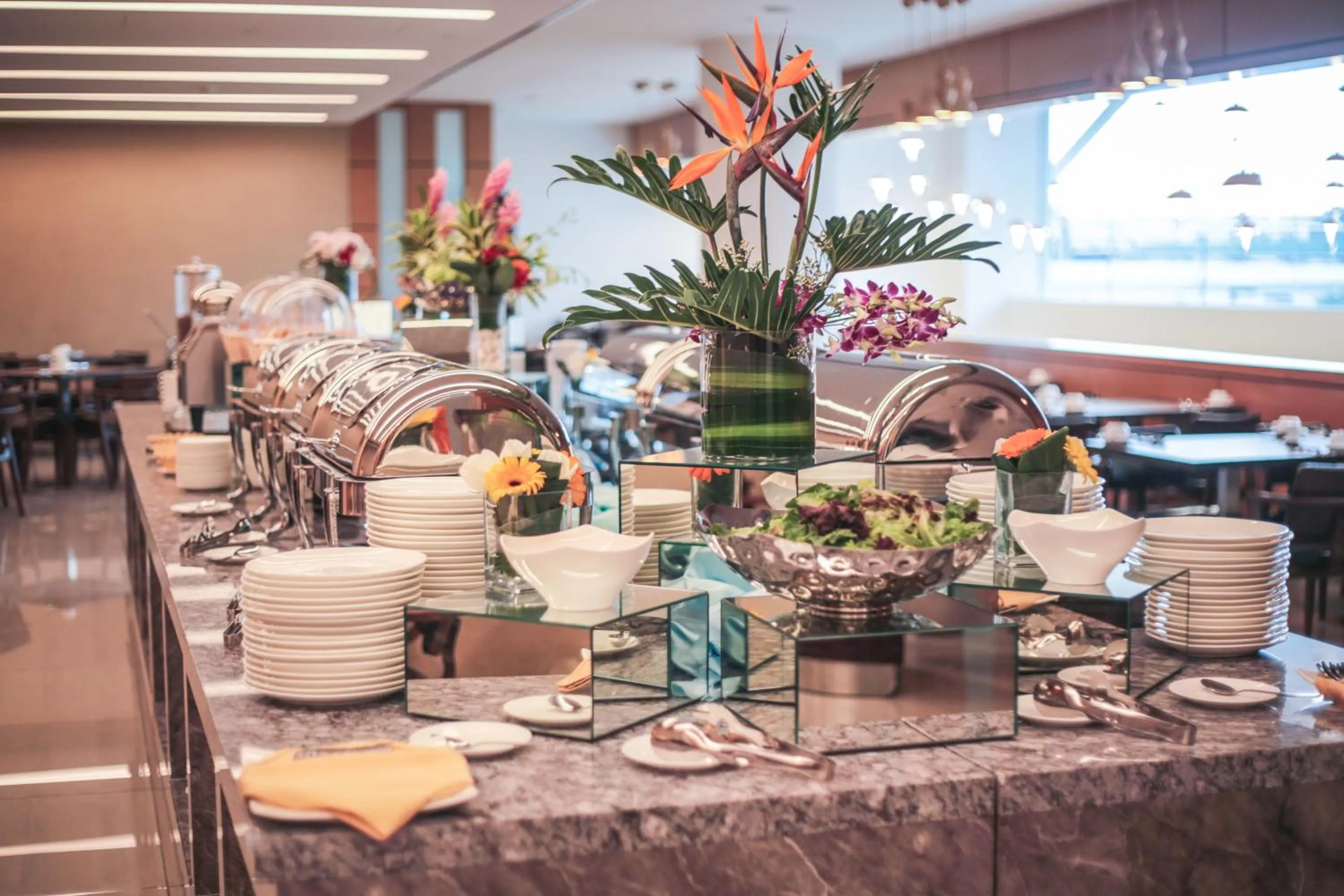 Buffet breakfast in V8 Hotel Johor Bahru