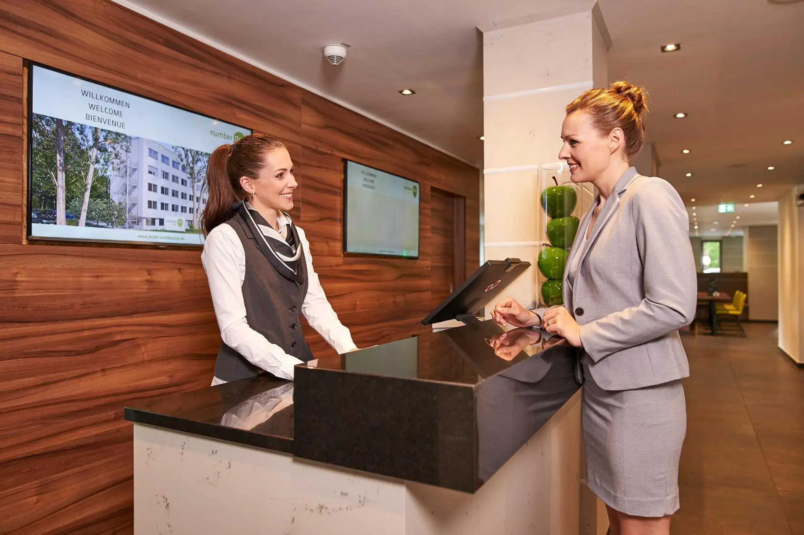Staff, Lobby/Reception in numberOne Hotel