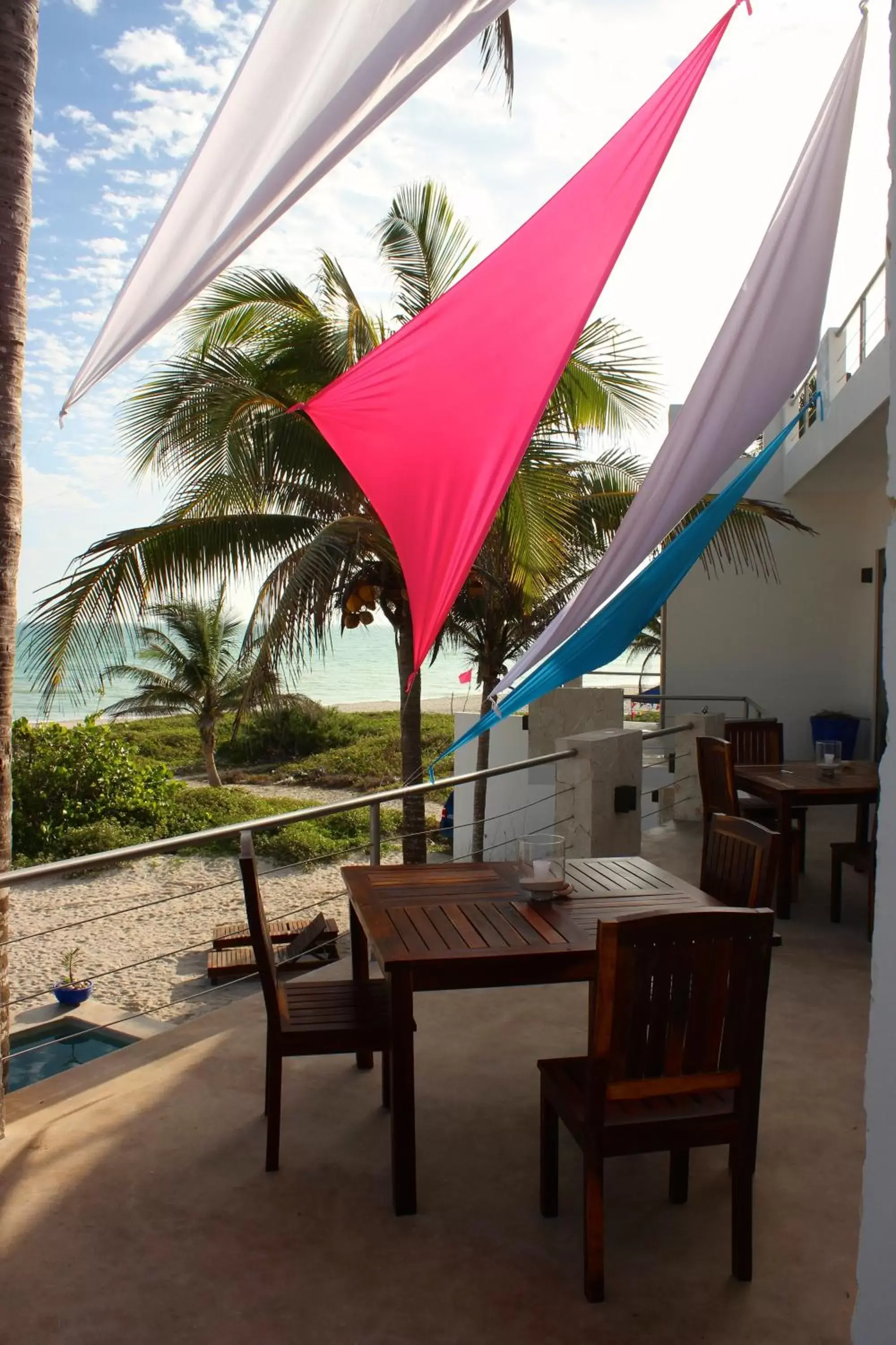 Patio in Hotel La Casa Cielo