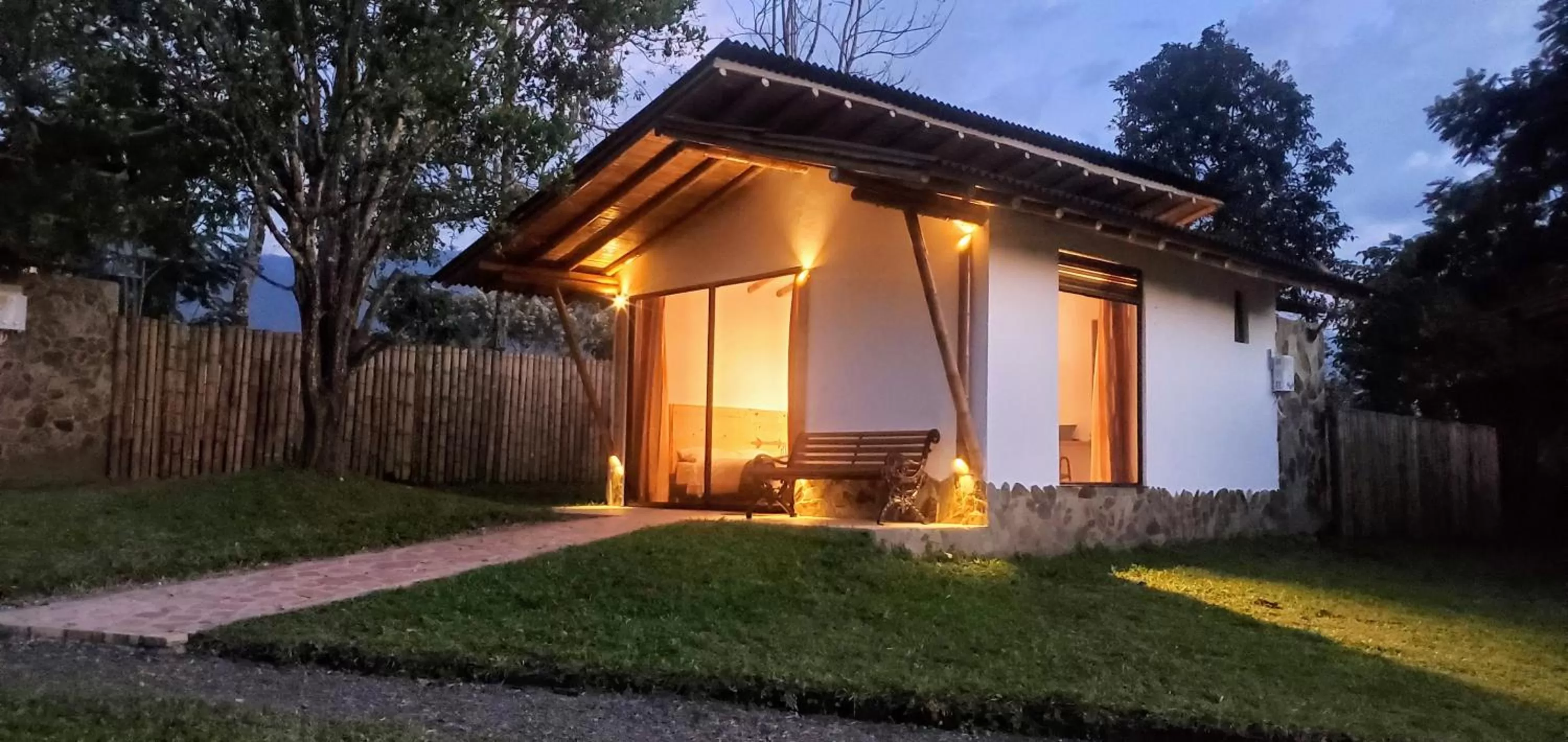 Property building in Ecohotel Alma