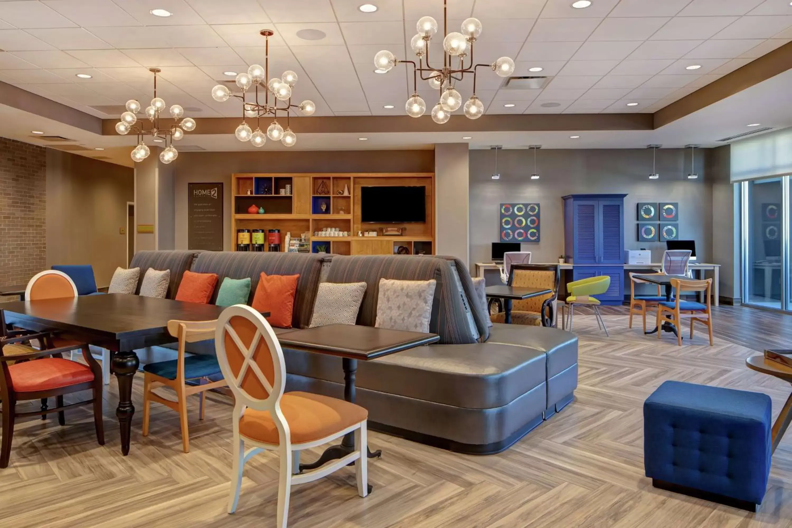 Lobby or reception in Home2 Suites By Hilton Charlotte Uptown