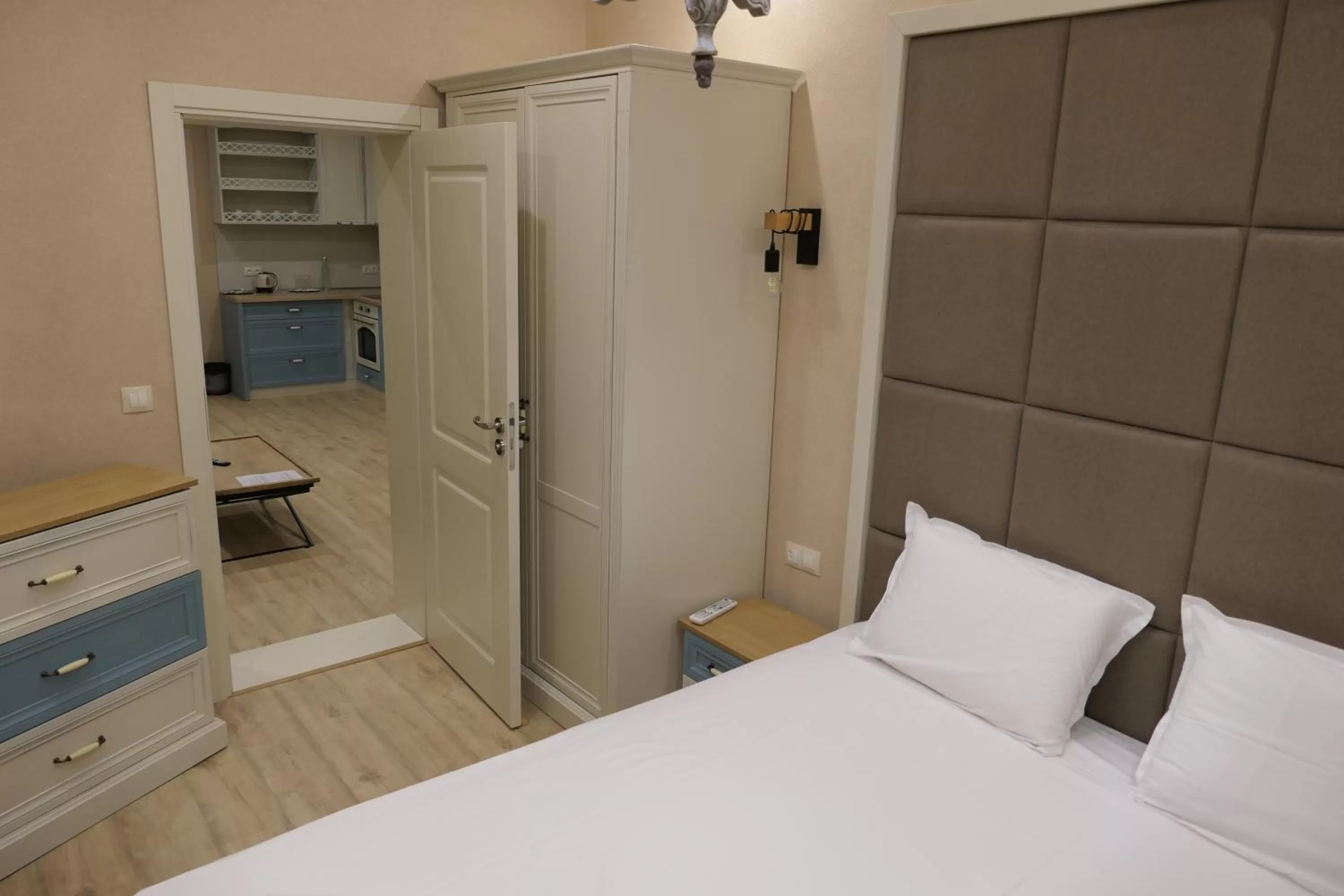 Bed in Hotel MEDITERRANEO