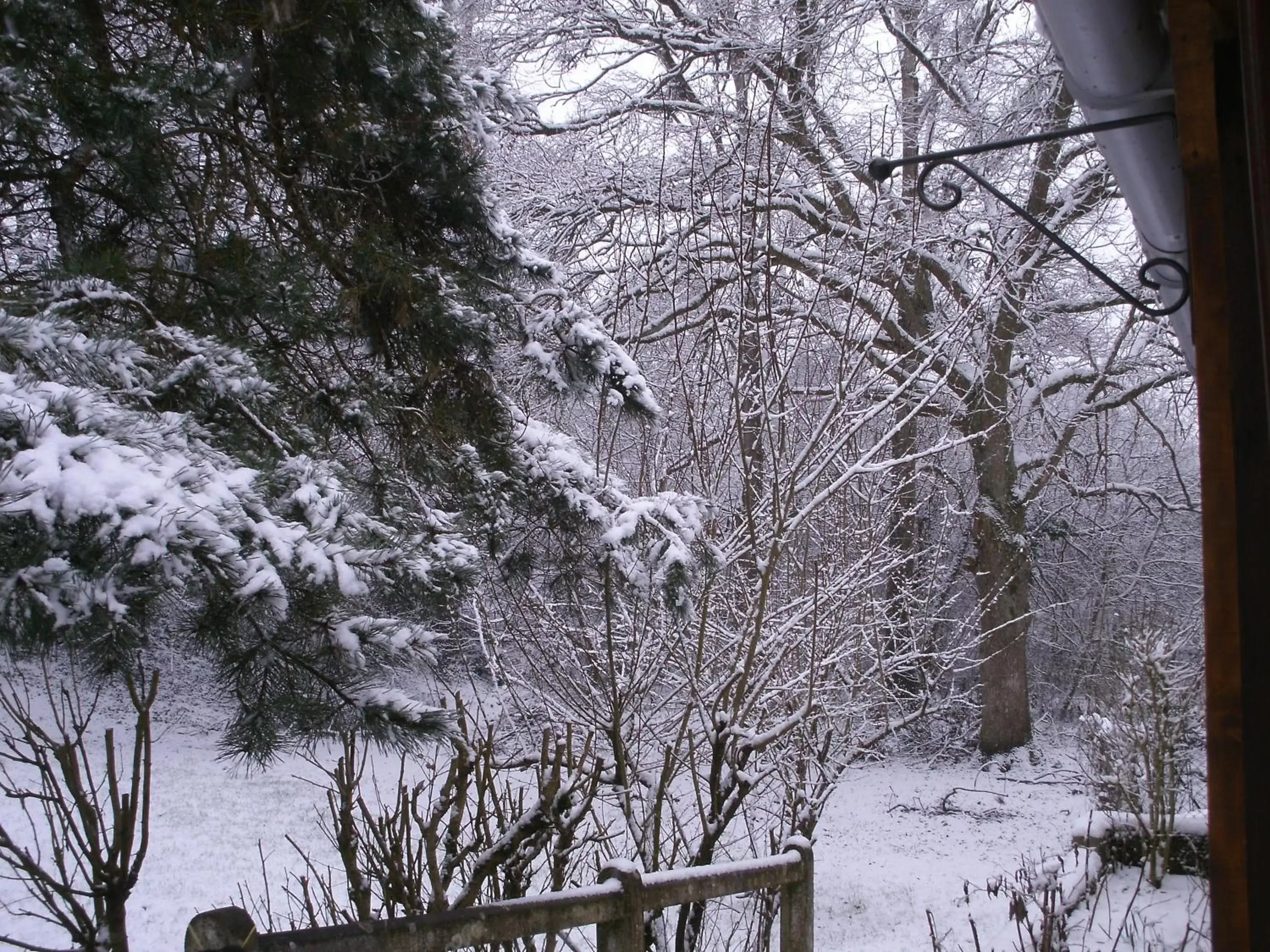 Property building, Winter in Chambres d'hotes du Moulin