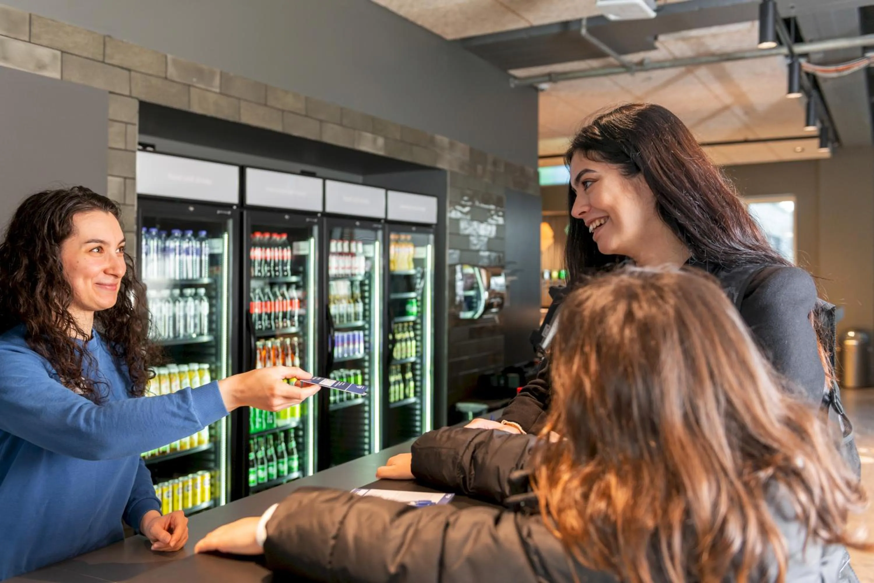 Lobby or reception in a&o Copenhagen Sydhavn