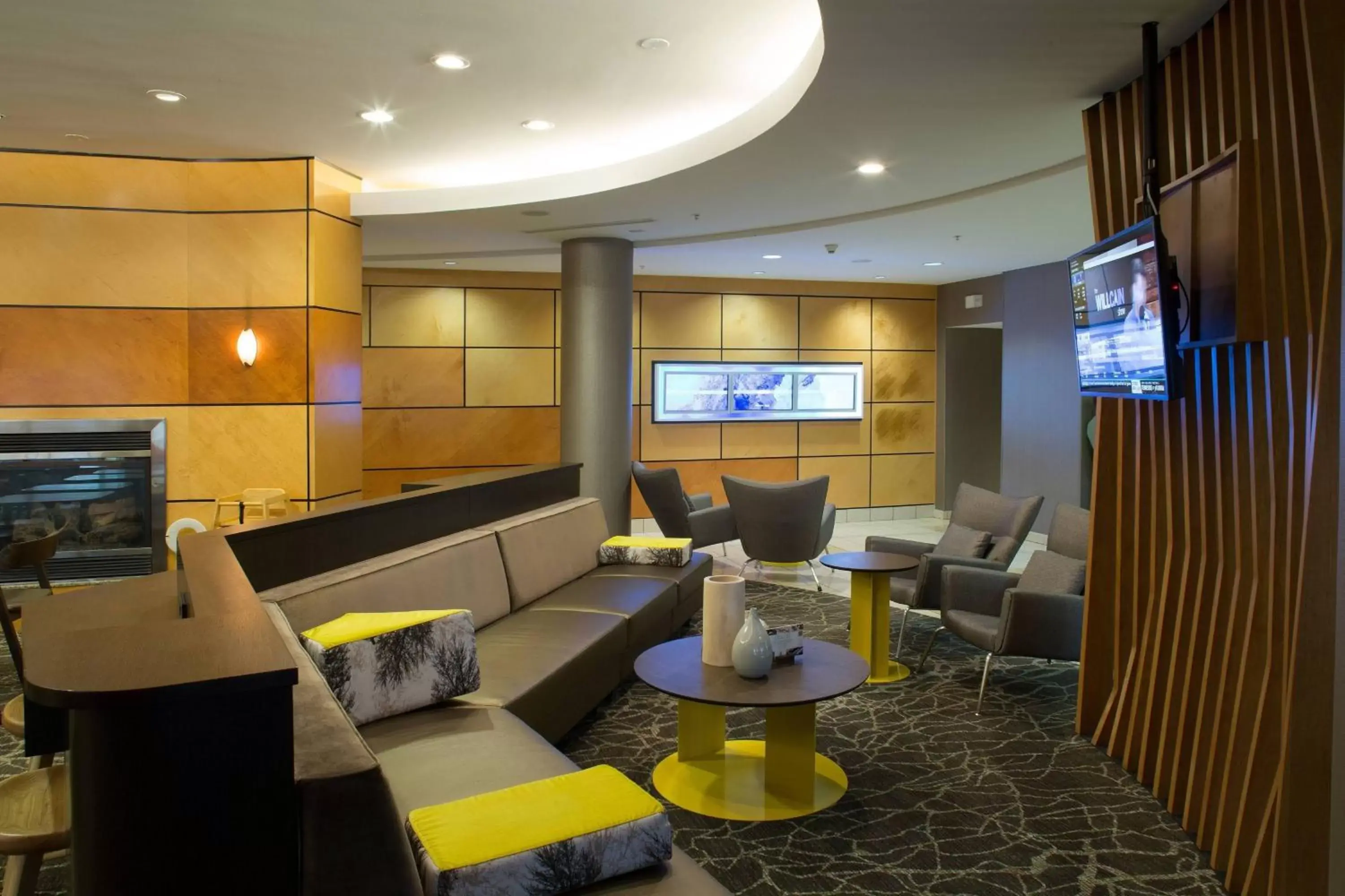 Lobby or reception, Restaurant/Places to Eat in SpringHill Suites by Marriott Billings