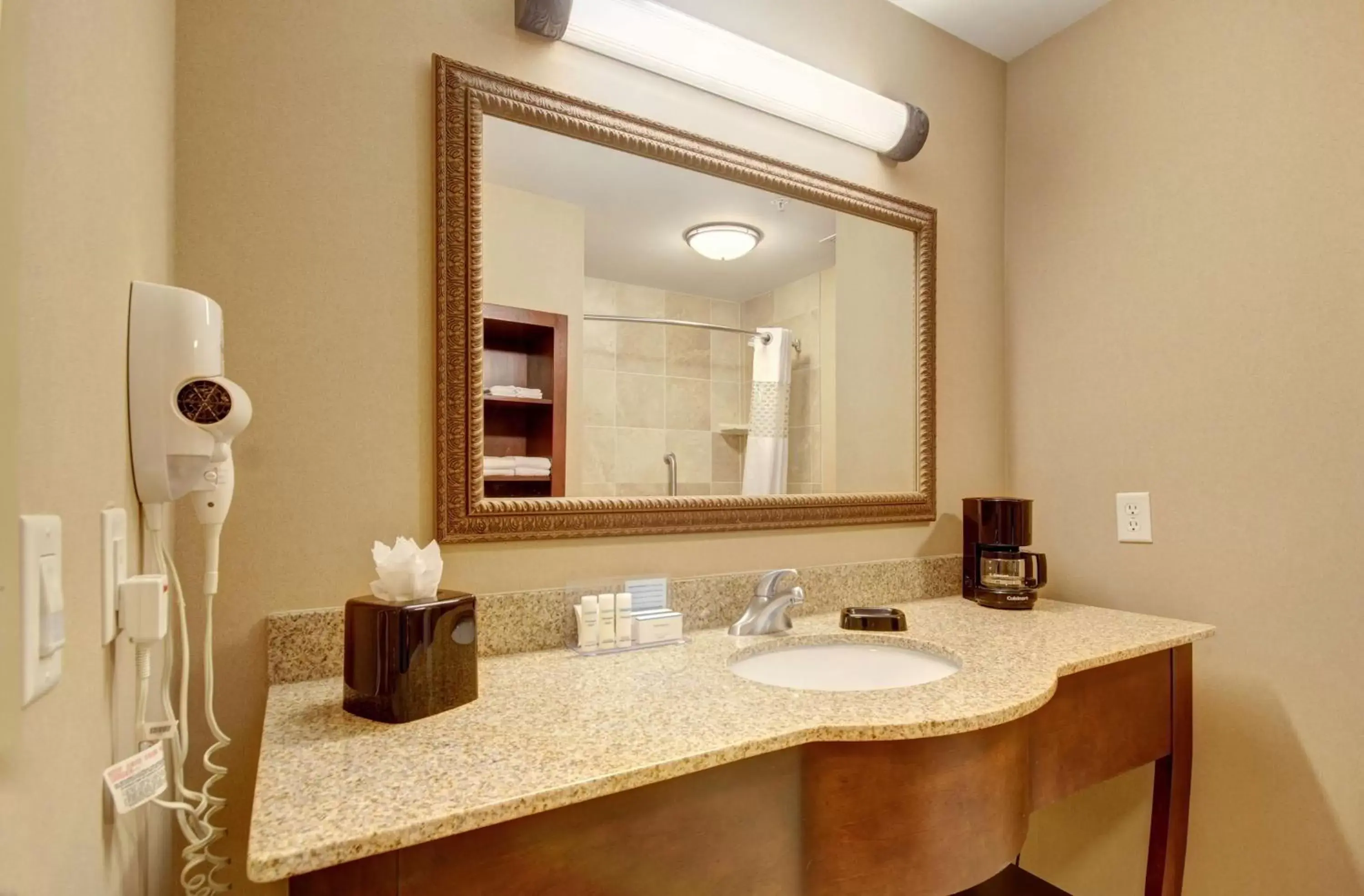 Bathroom in Hampton Inn and Suites Alexandria