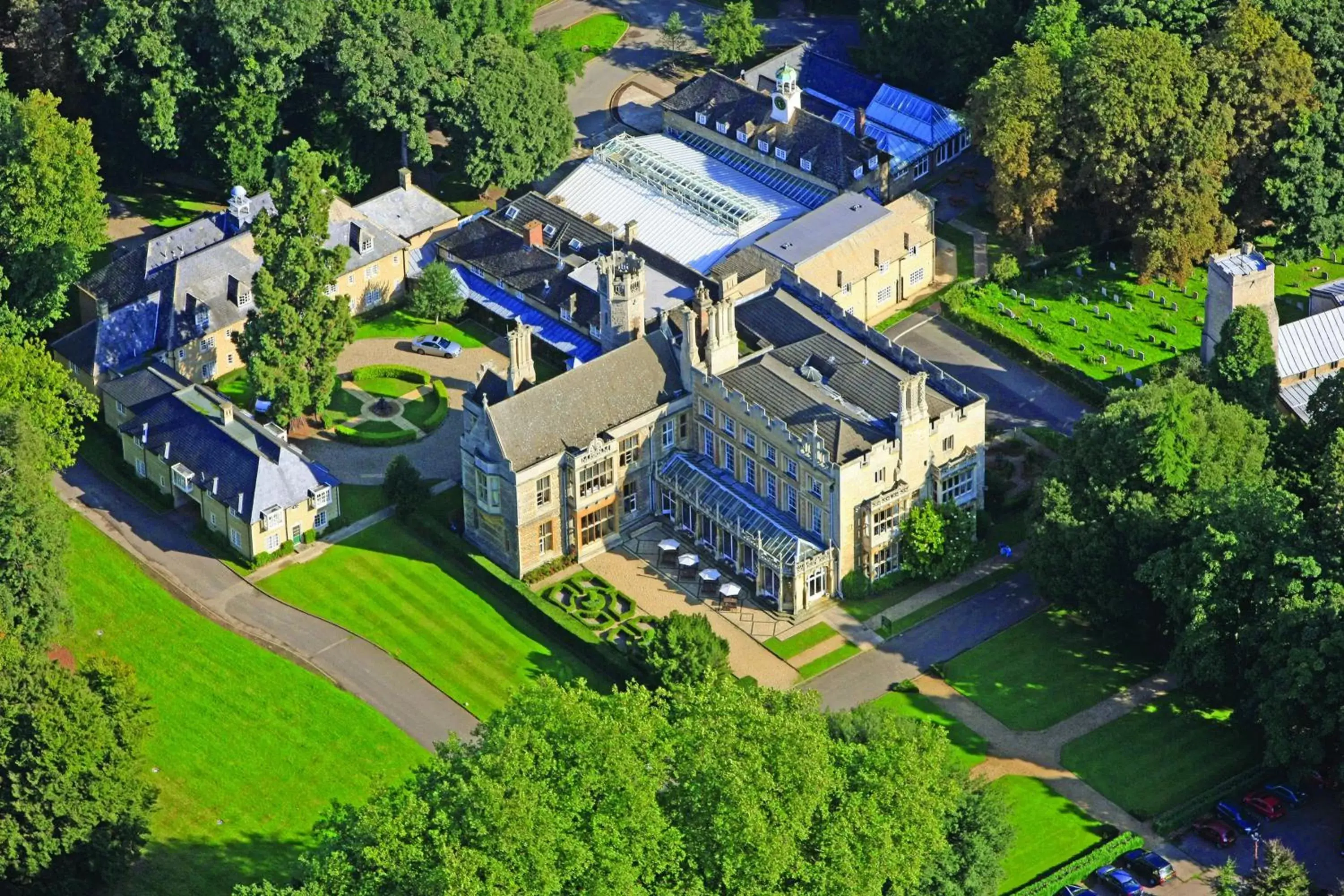 Bird's eye view, Bird's-eye View in Orton Hall Hotel & Spa