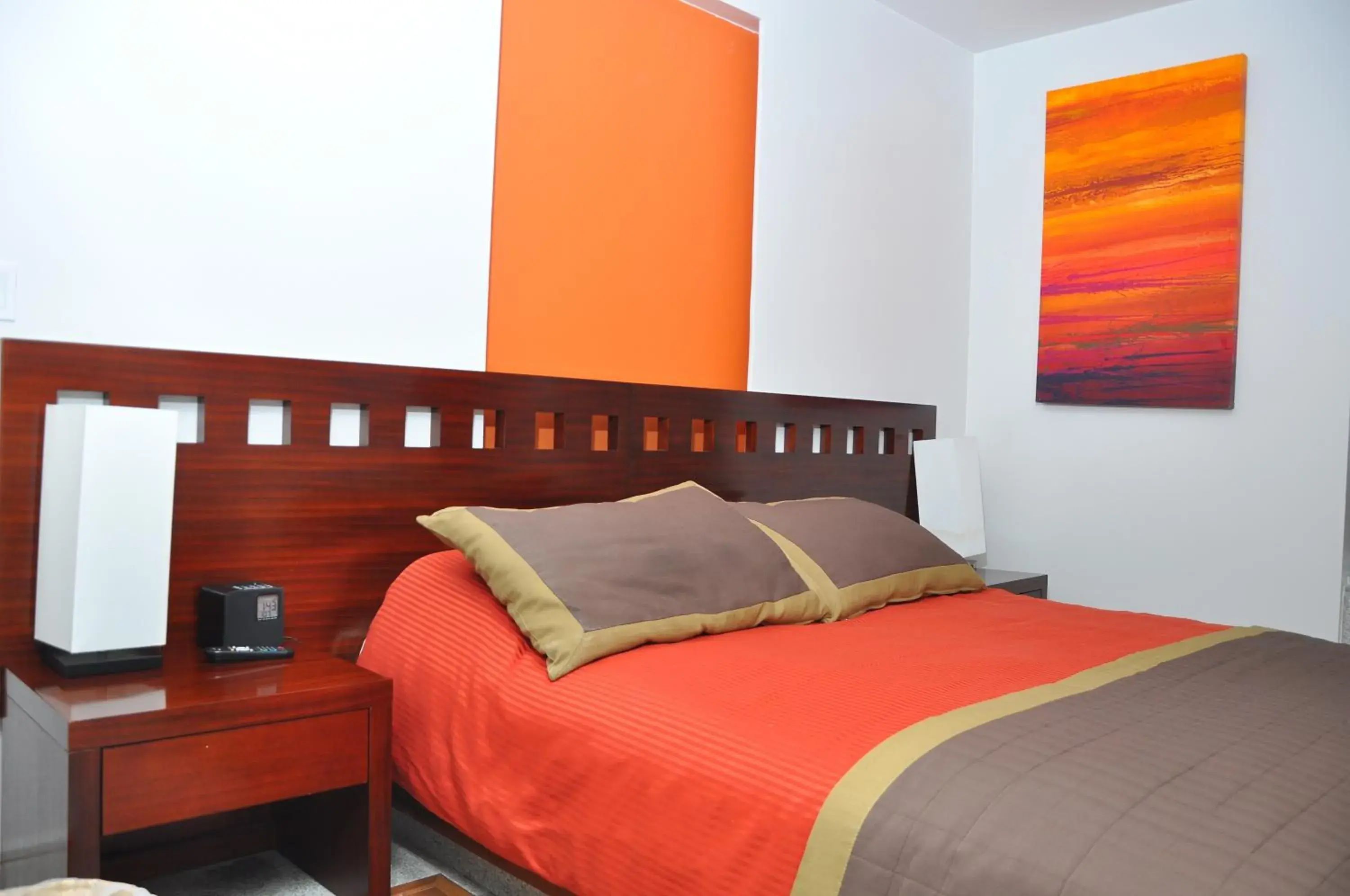 Bed in Rosarito Beach Hotel