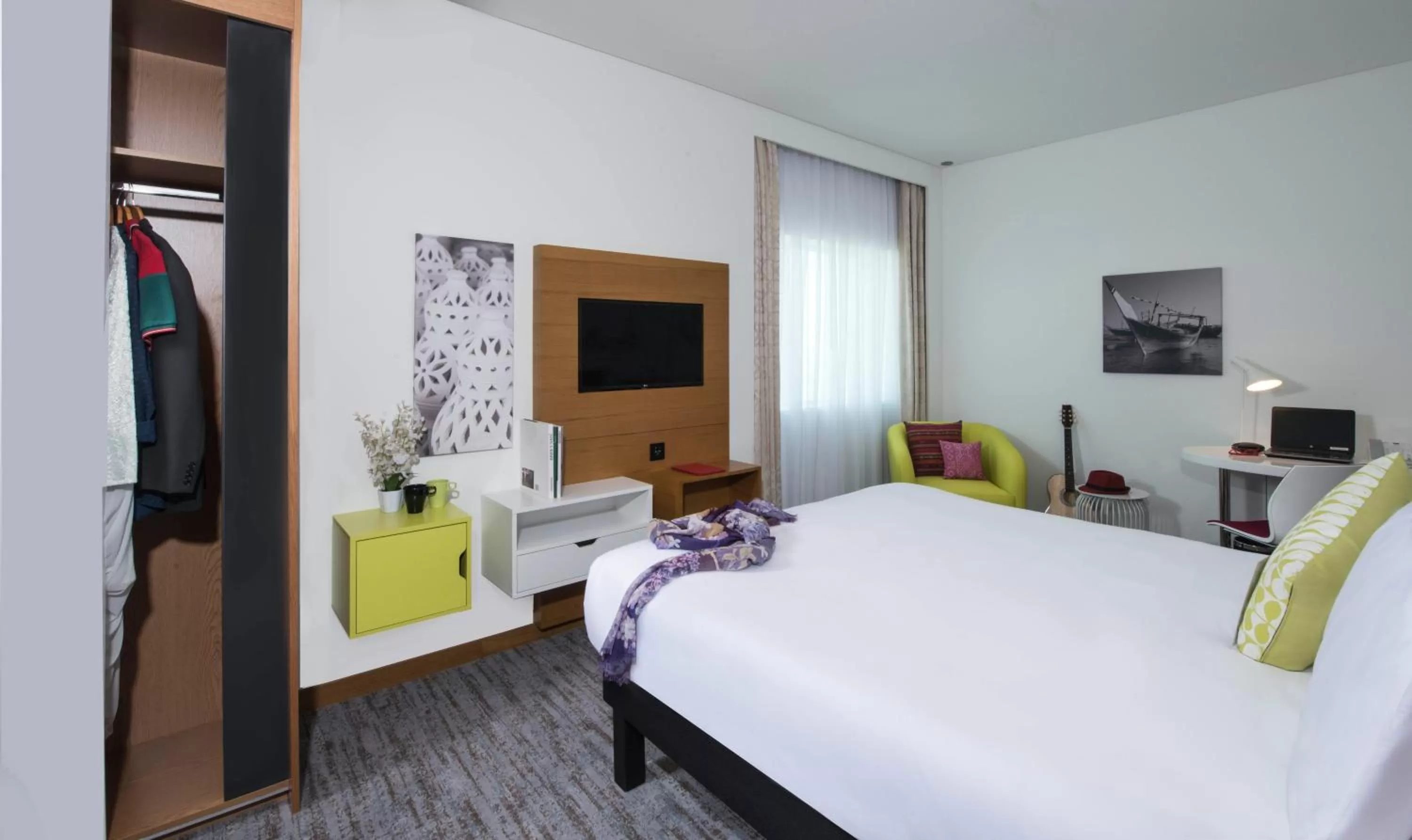 Bedroom, Bed in ibis Styles Manama Diplomatic Area