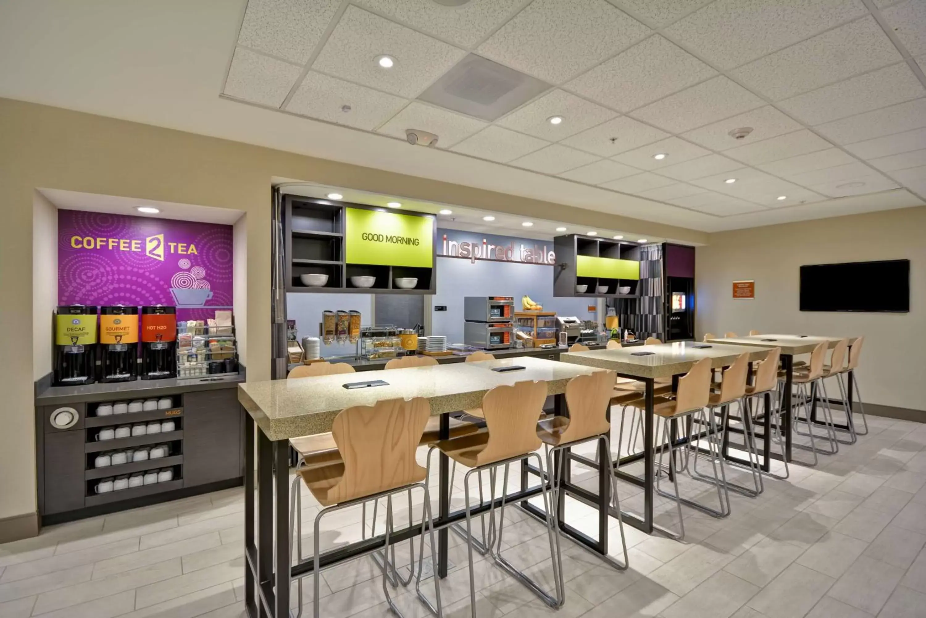 Restaurant/places to eat, Lounge/Bar in Home2 Suites By Hilton Hanford Lemoore