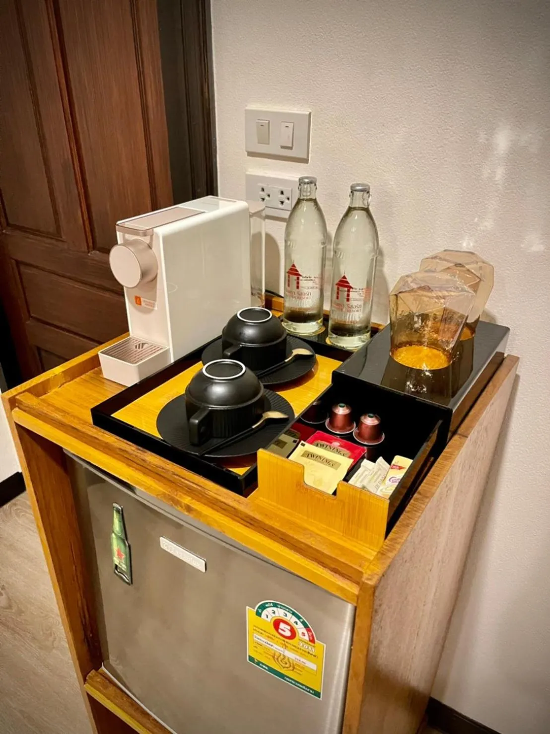 Coffee/tea facilities in Na Mantra Resort