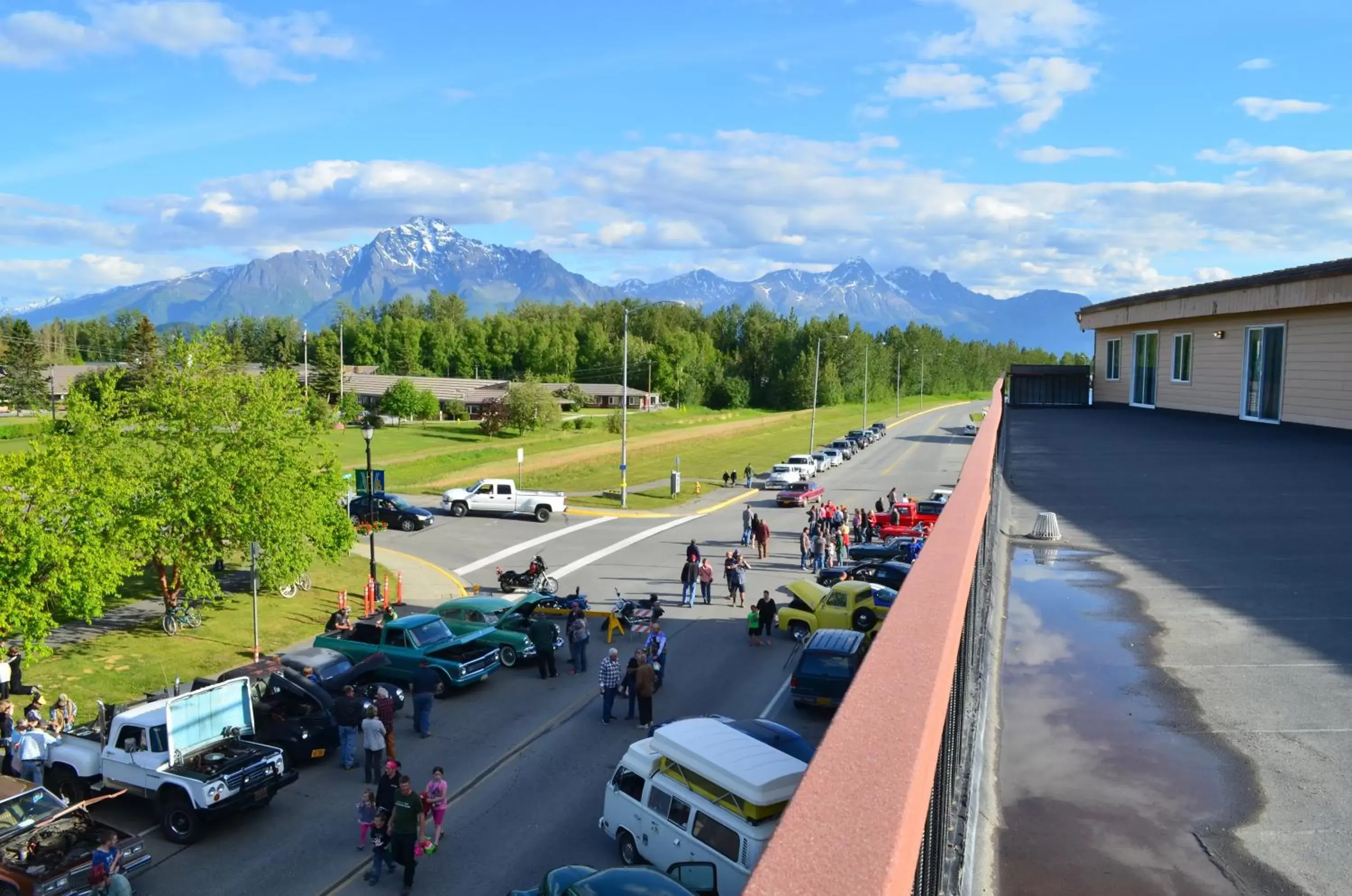 Mountain view in Eagle Hotel