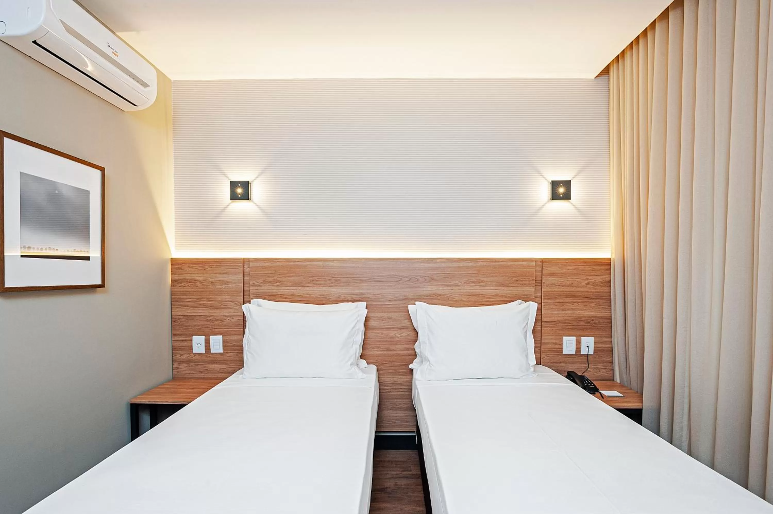 Bed in Slaviero Curitiba Aeroporto