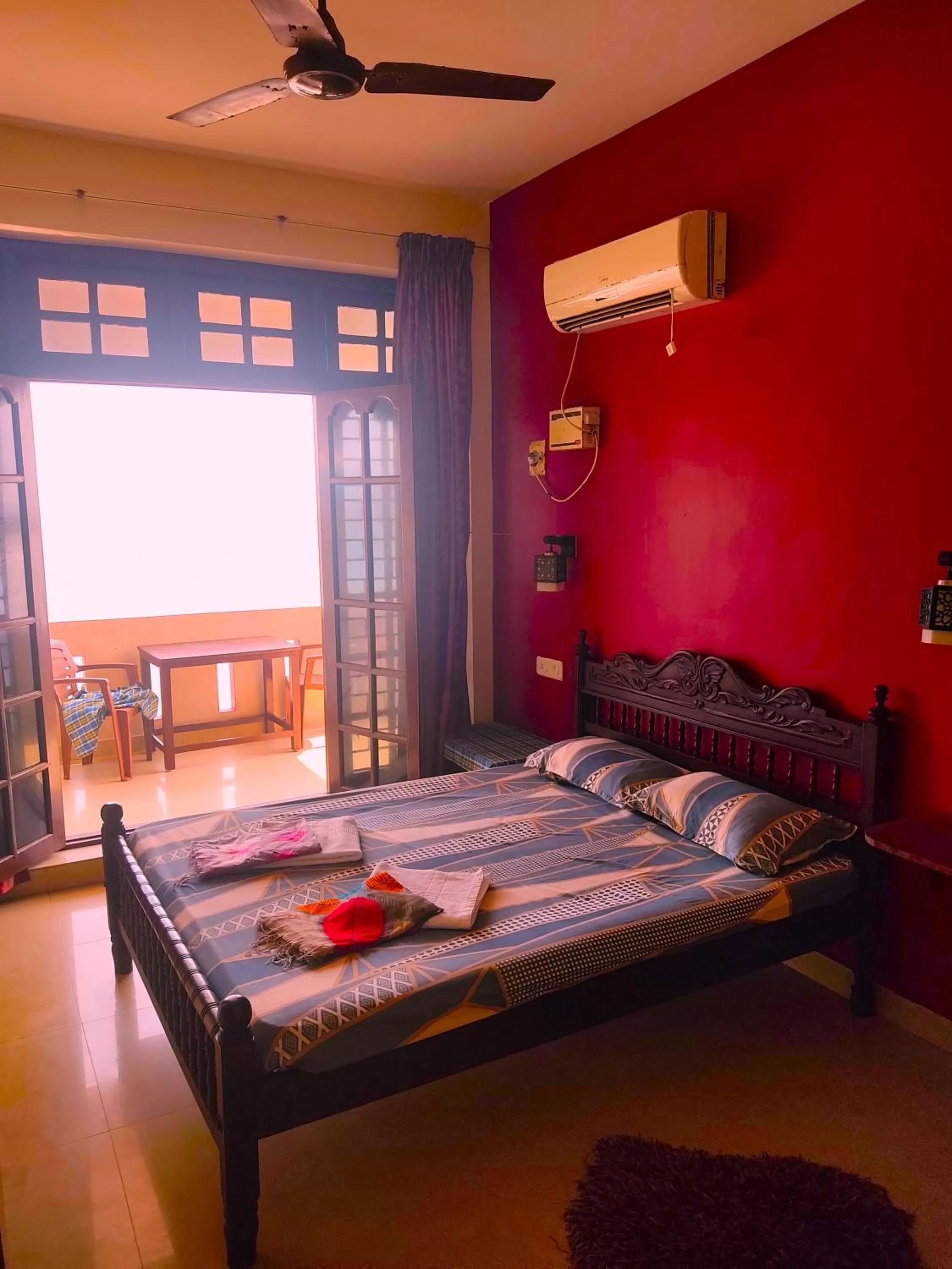 Bed in Orion Seaview Beach Hotel