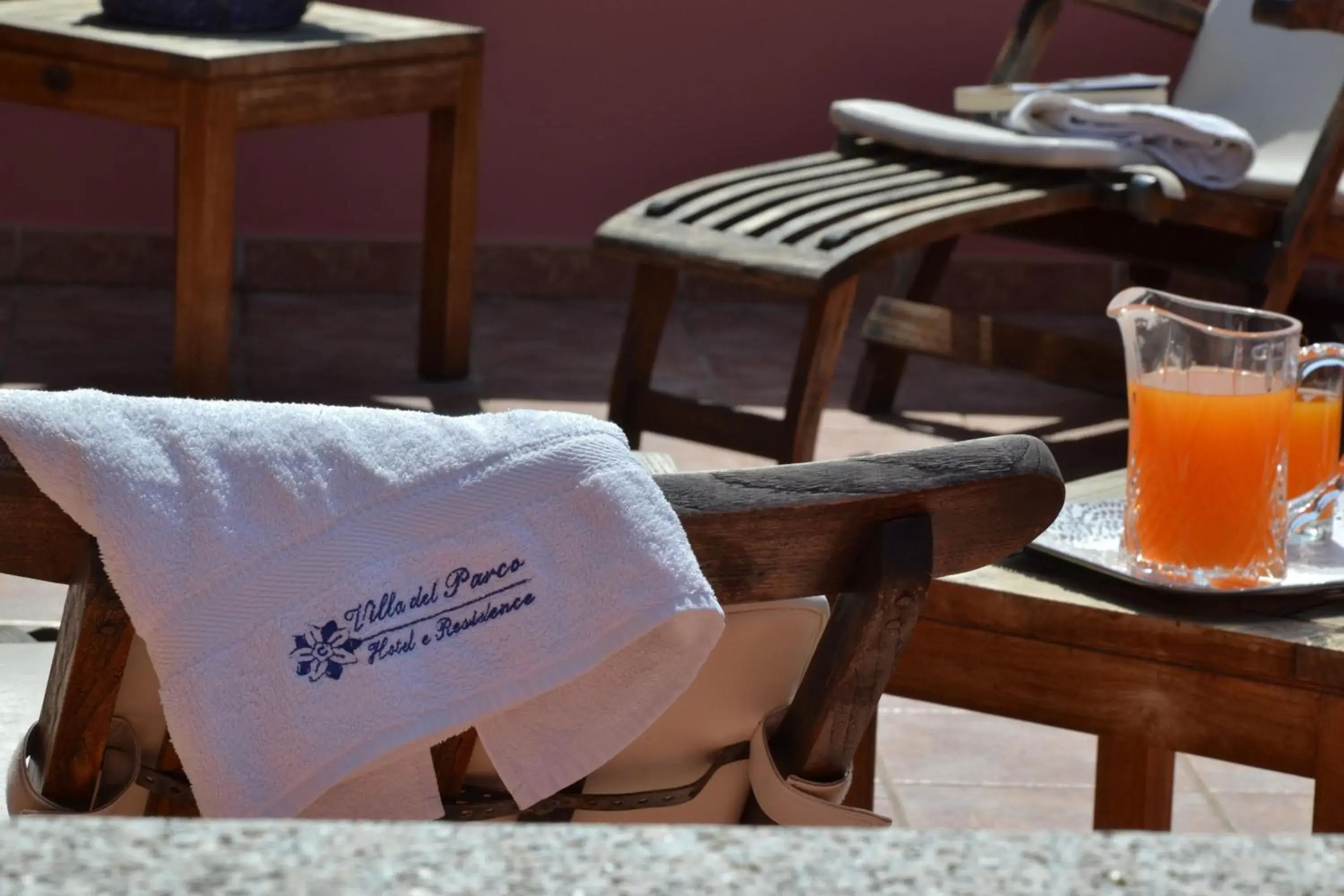 Patio in Hotel Villa Del Parco