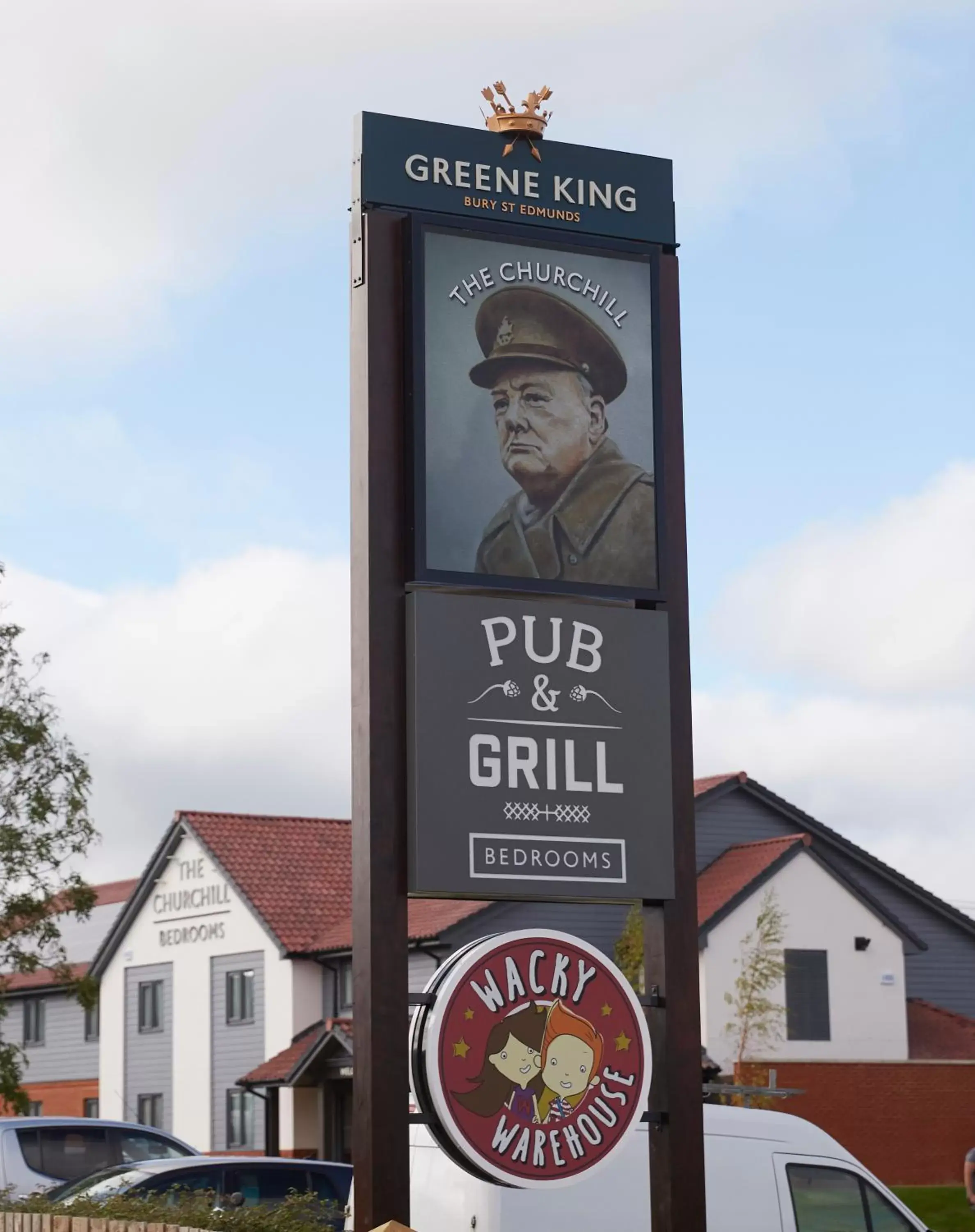 Property Logo/Sign in The Churchill By Greene King Inns