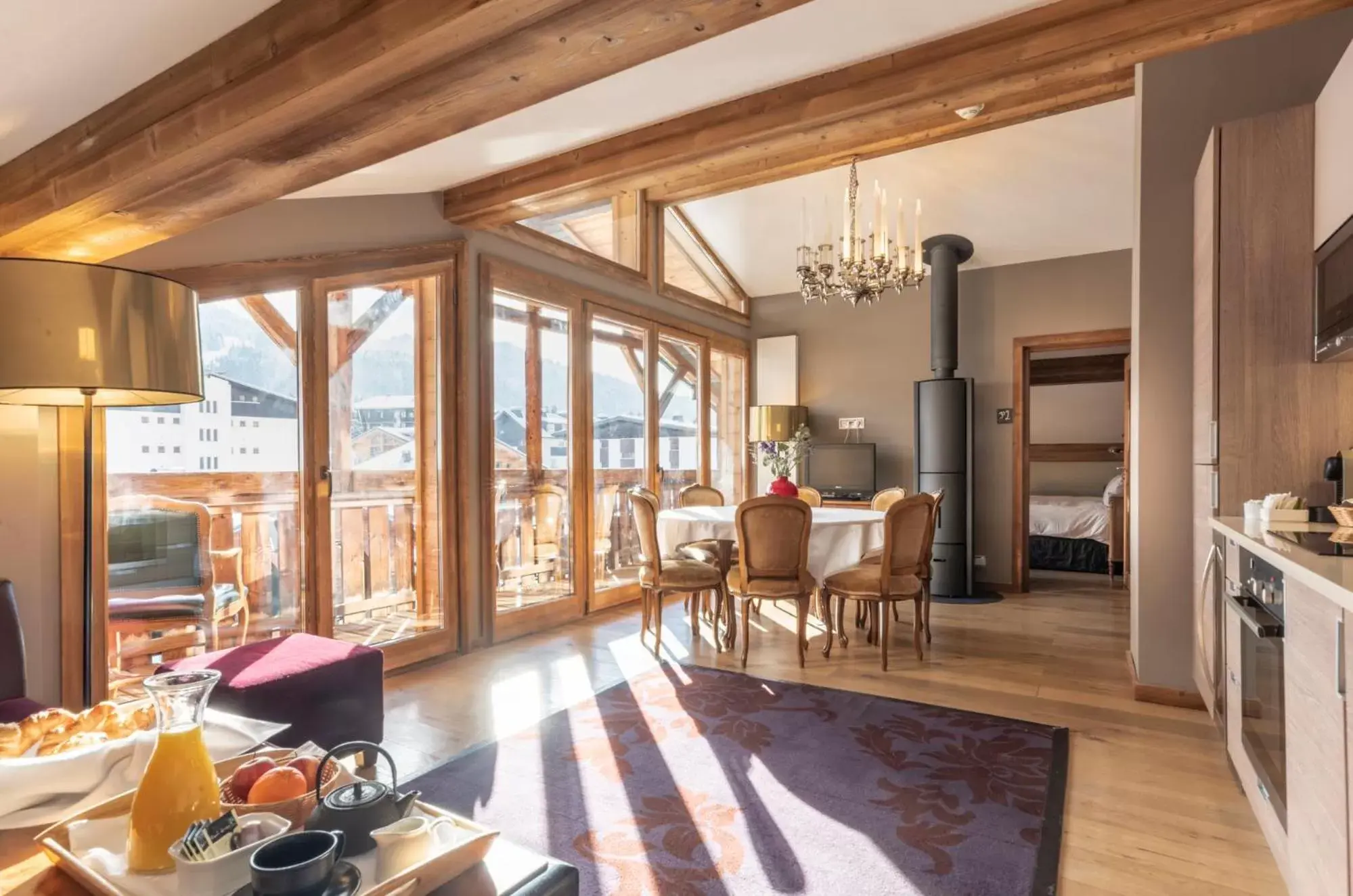 Balcony/Terrace in Chamois d'Or Hotel