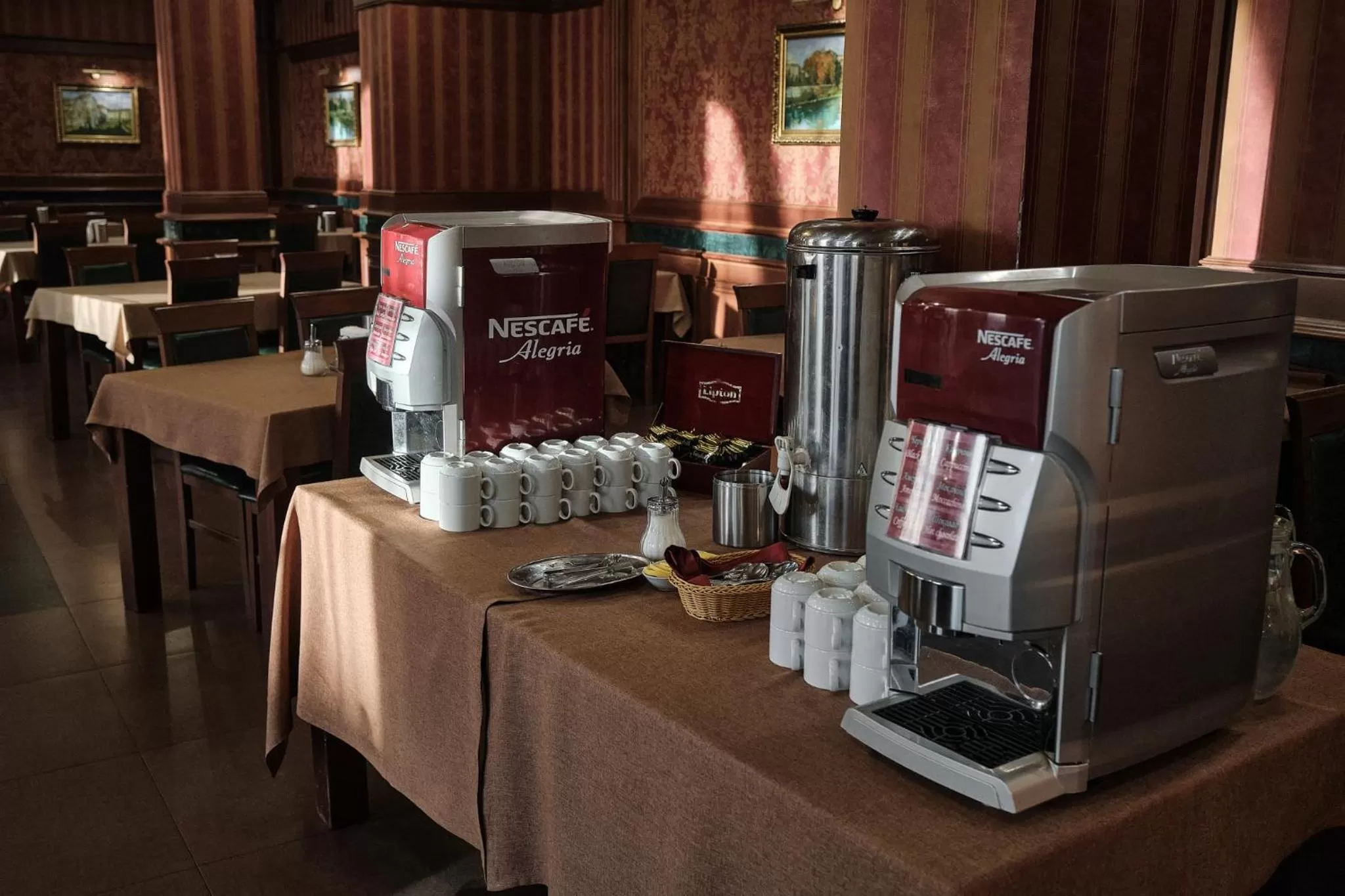 Buffet breakfast in Hotel Uzhgorod