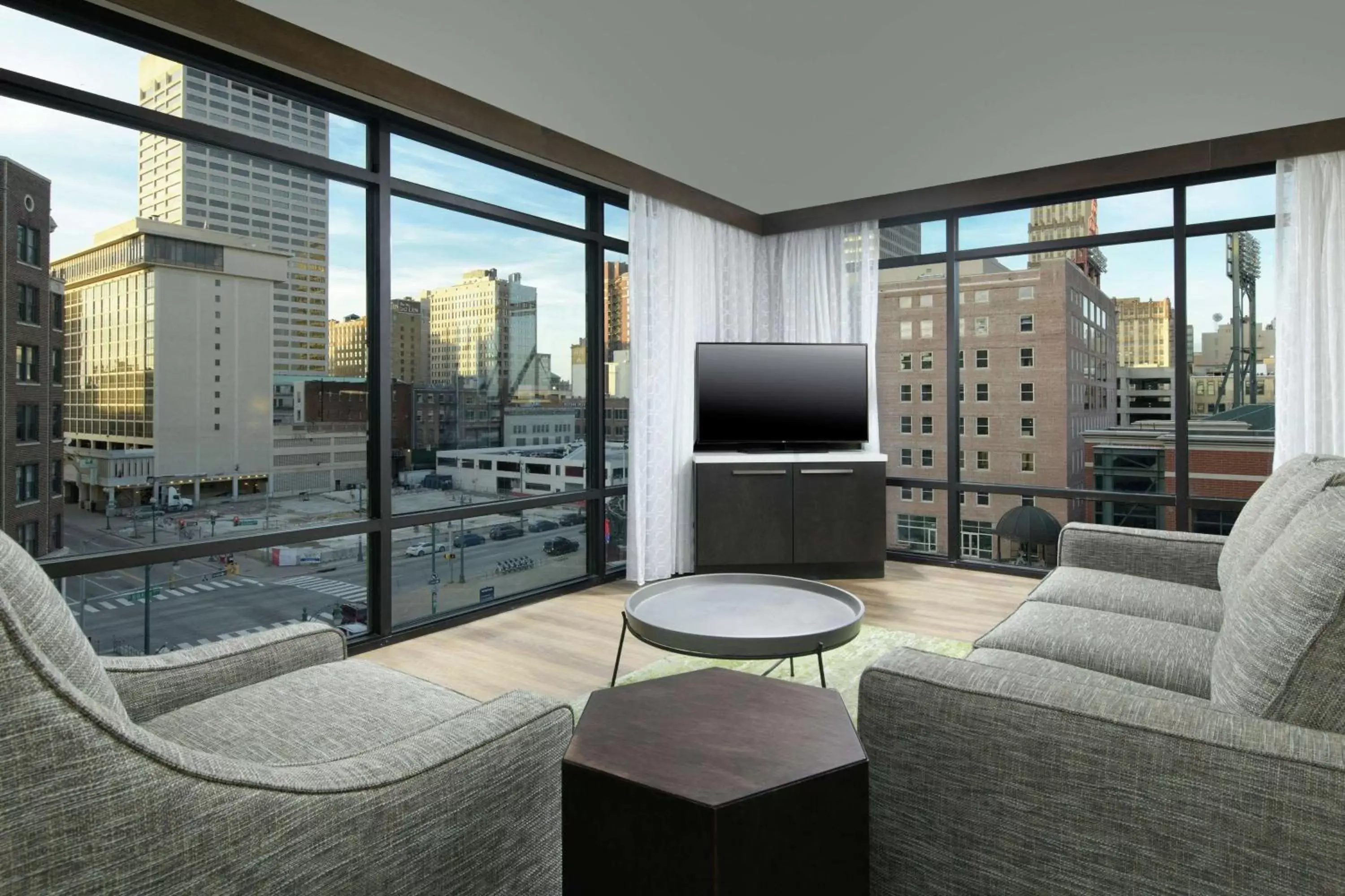 Living room, Seating Area in Hilton Garden Inn Memphis Downtown Beale Street