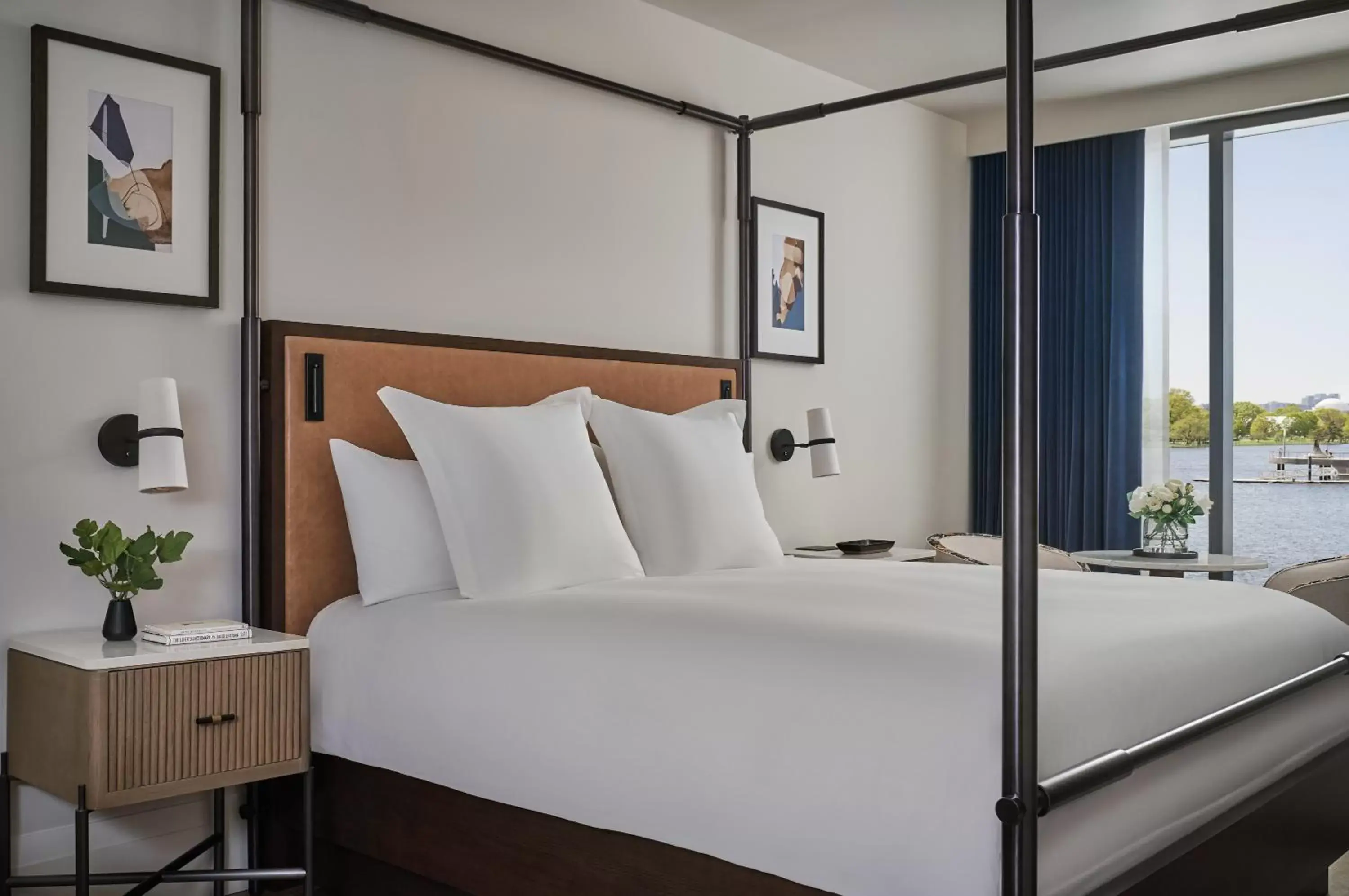 Bedroom, Bed in Pendry Washington DC - The Wharf