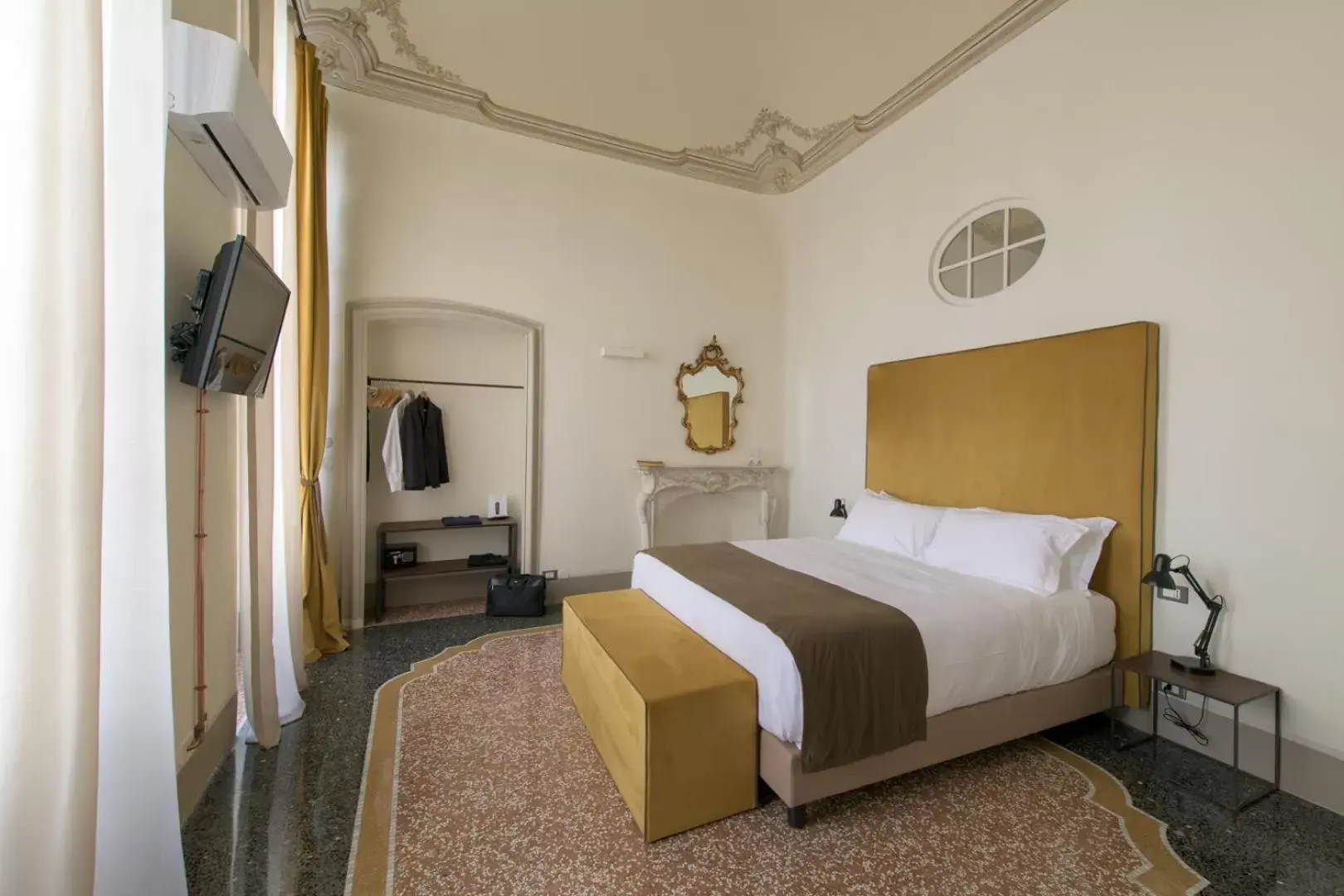 Bed in Palazzo Sertorio Suites